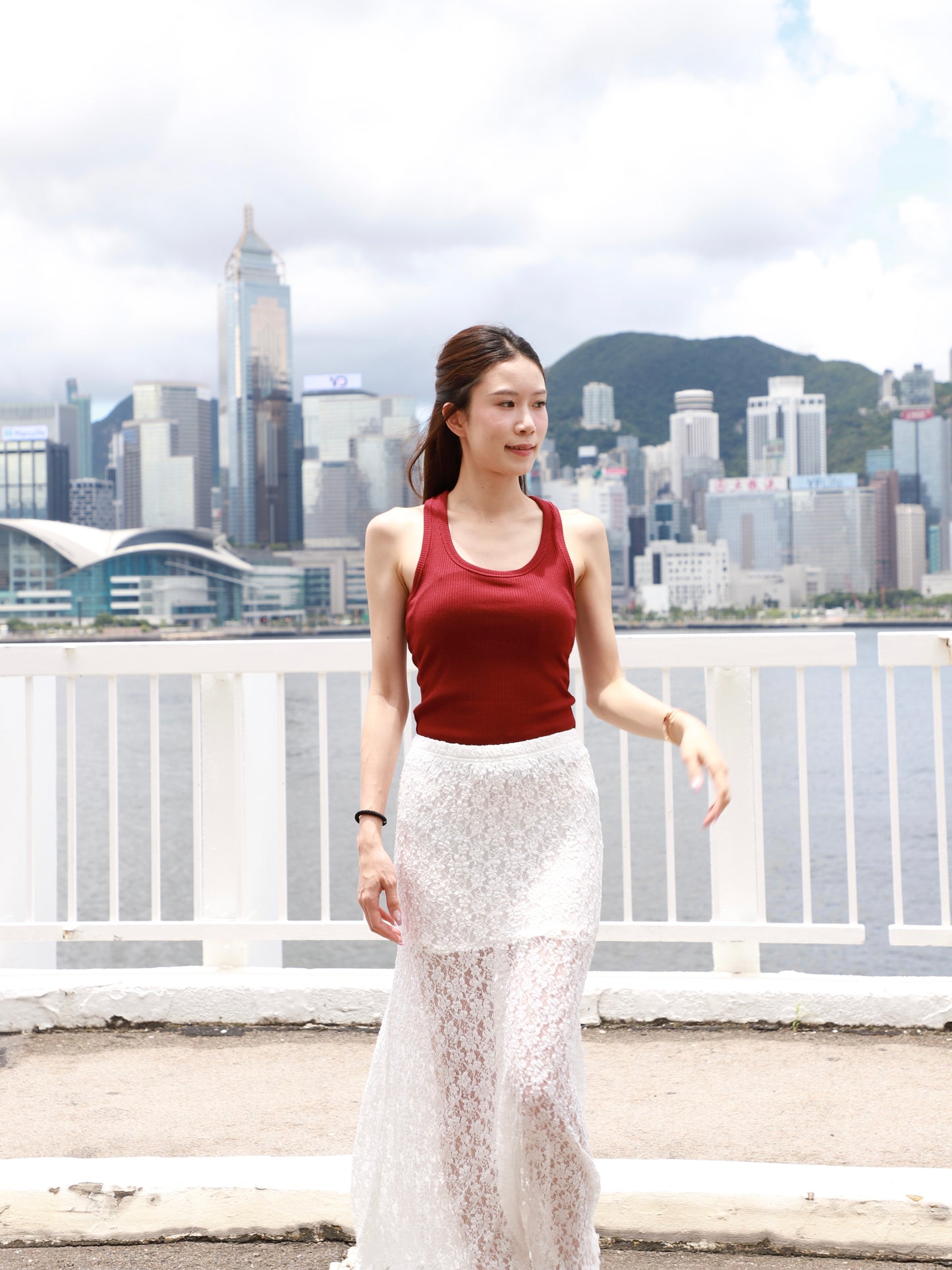 Twisted Knot Cotton Tank Top