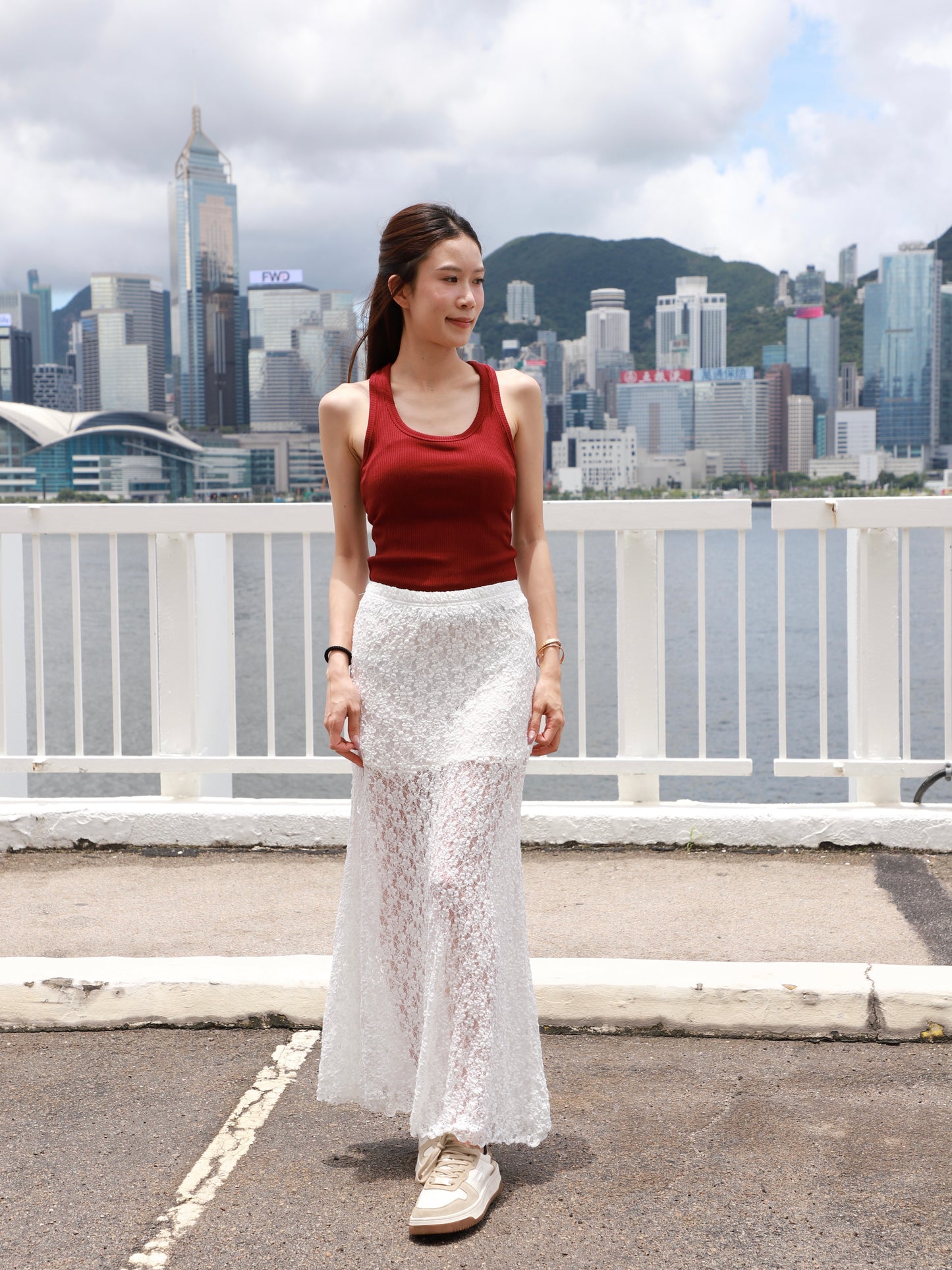 Twisted Knot Cotton Tank Top