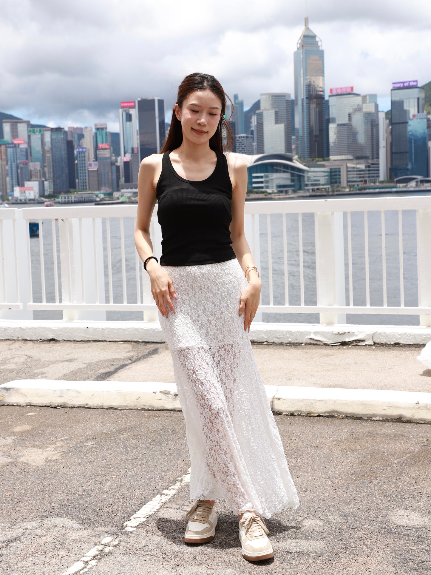 Twisted Knot Cotton Tank Top