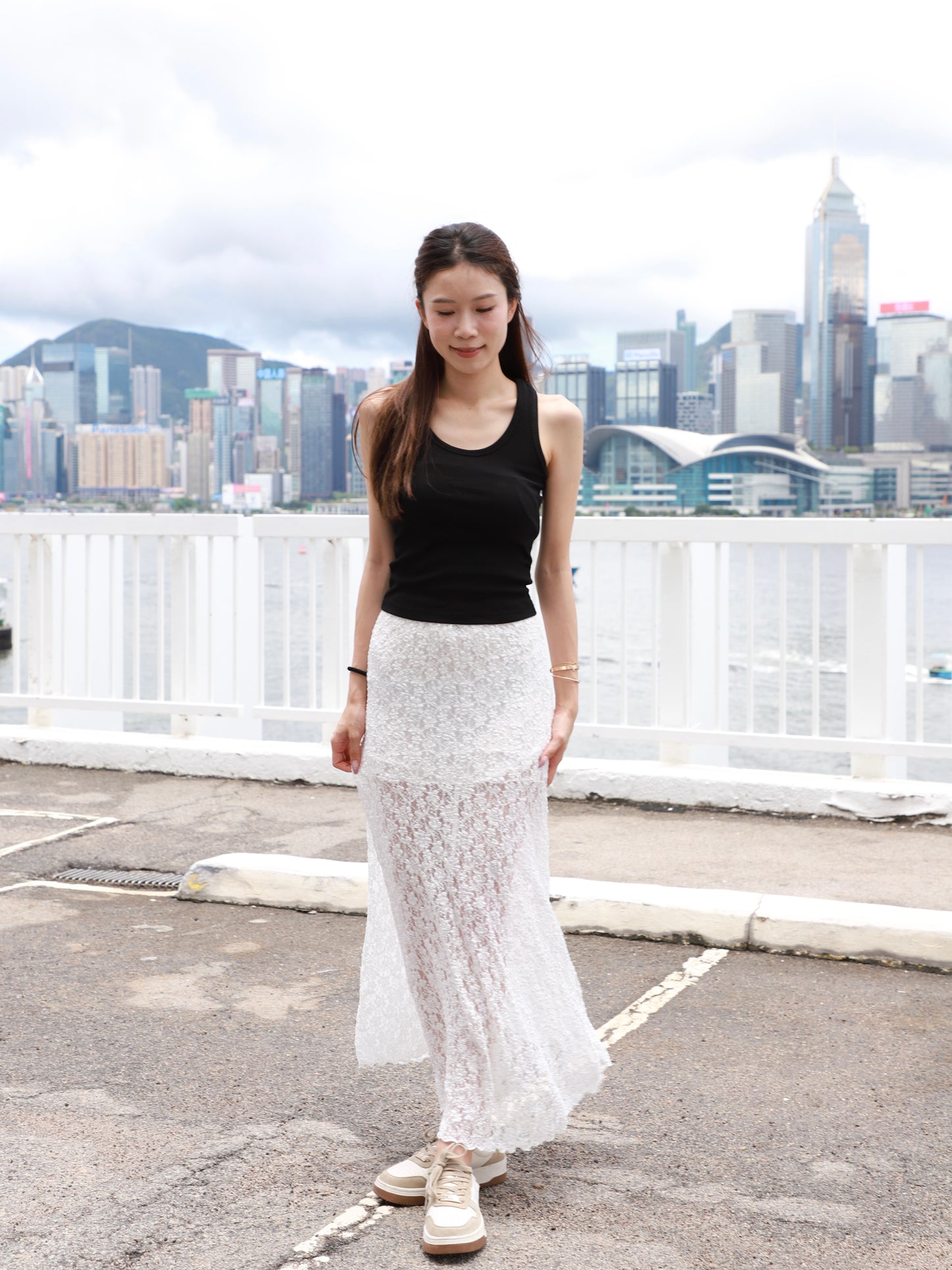 Twisted Knot Cotton Tank Top