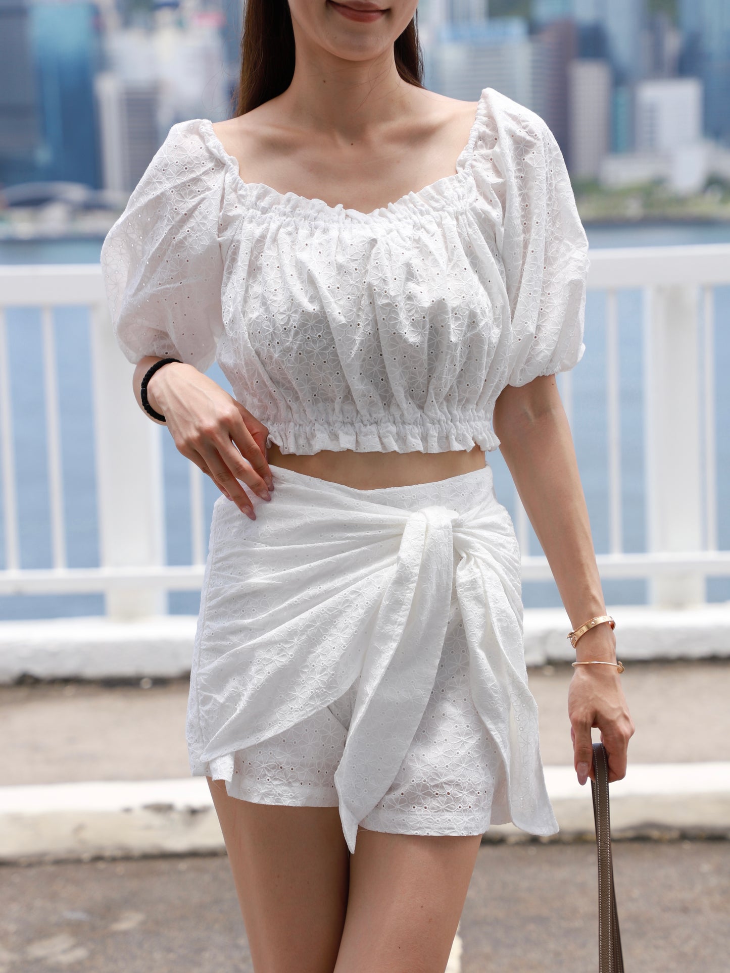 Flowery Top & Pants Set
