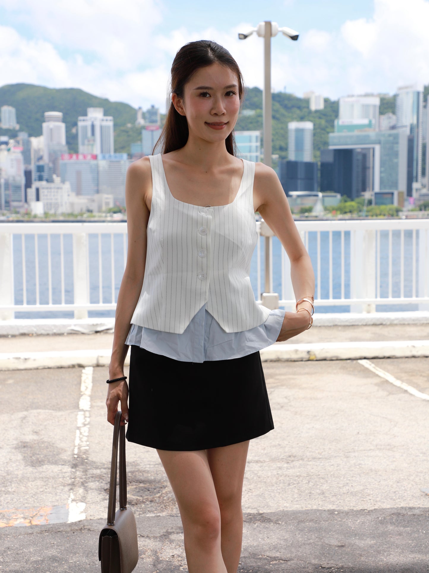 Shirt & Tank Mix Top