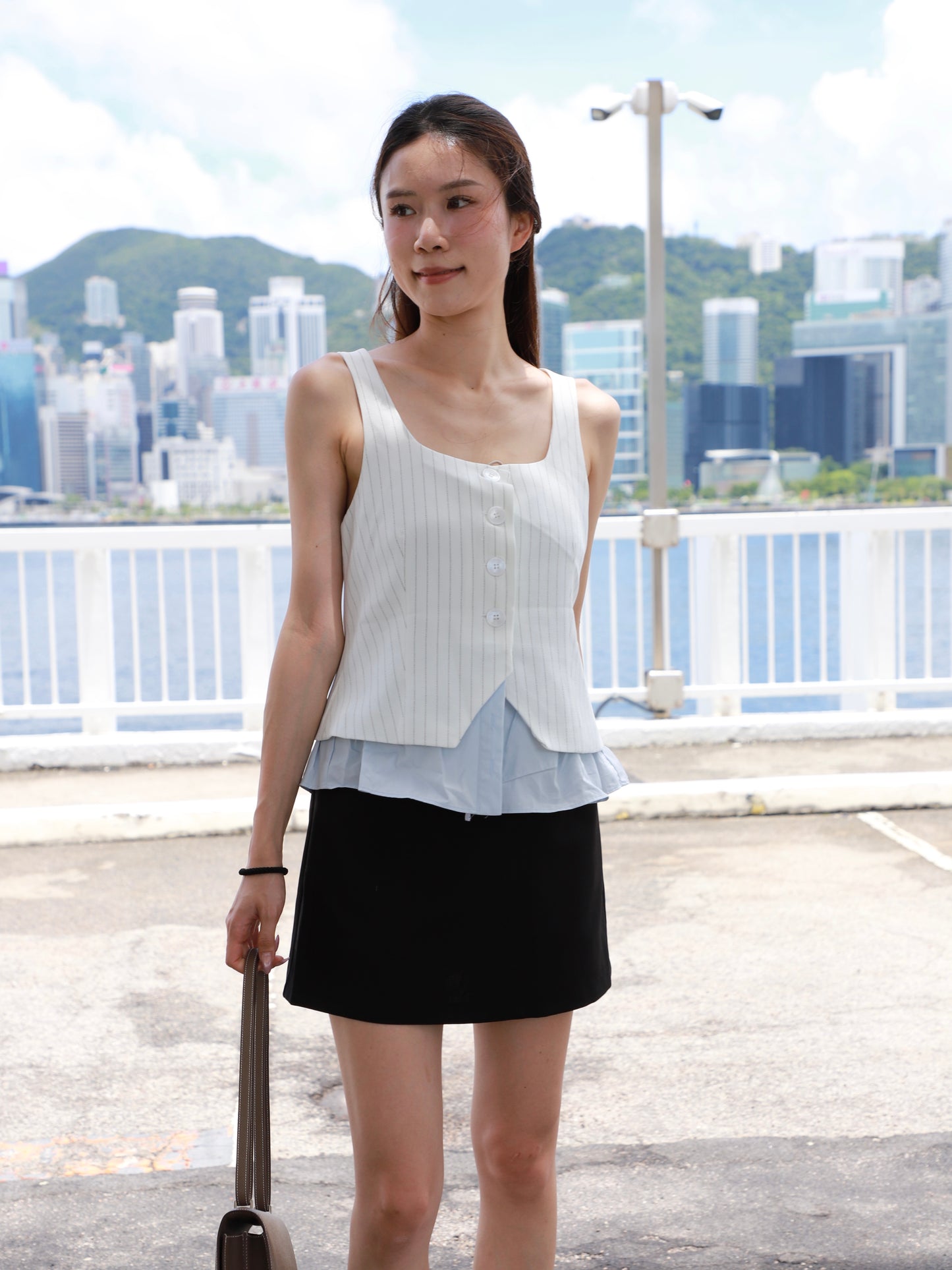Shirt & Tank Mix Top