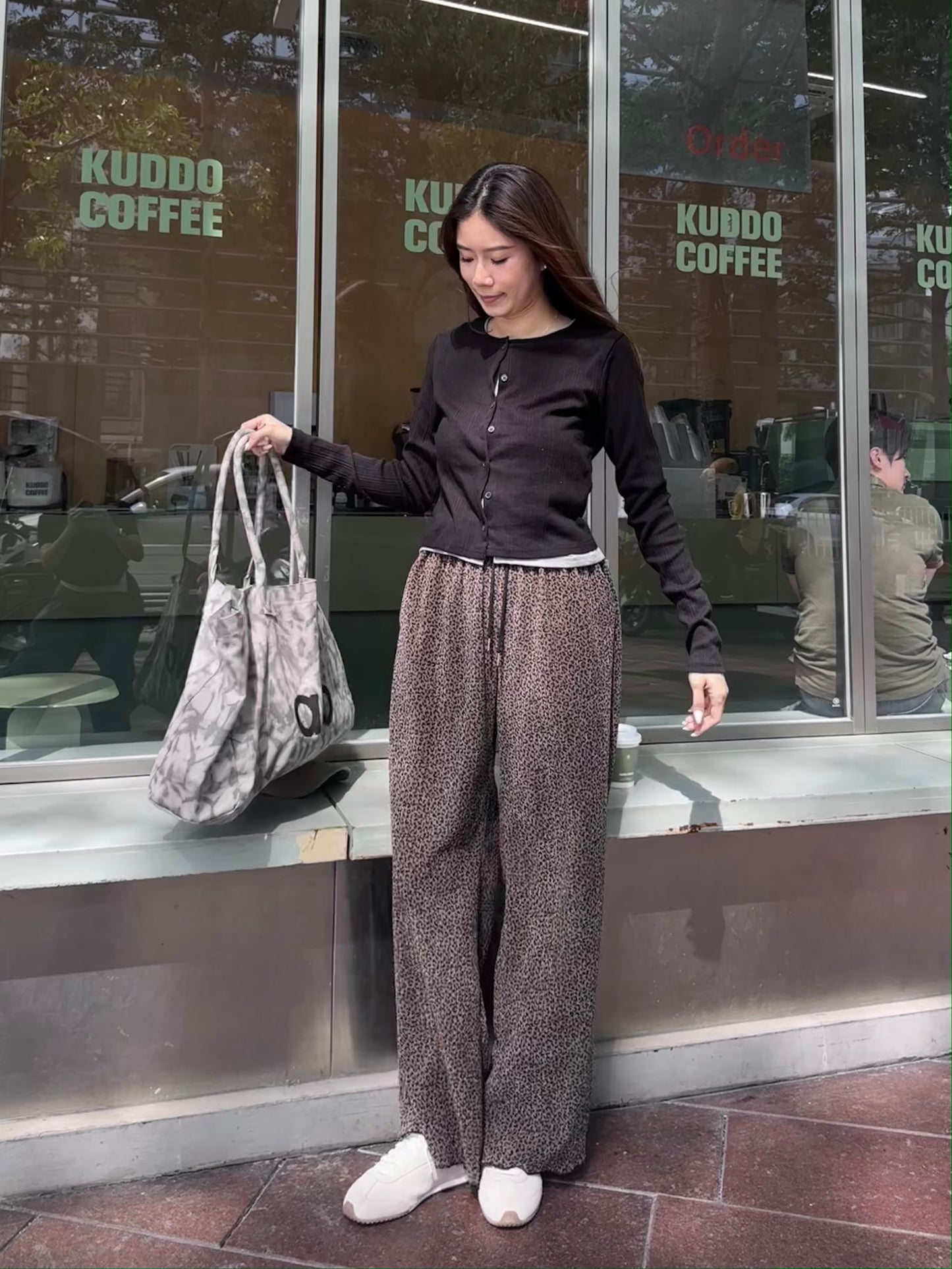 Leopard Print Causal Pants