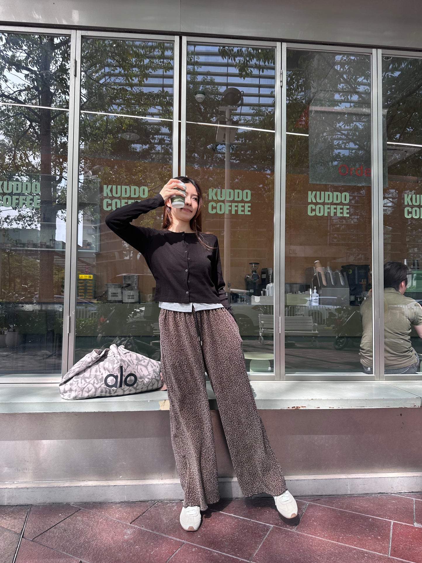Leopard Print Causal Pants