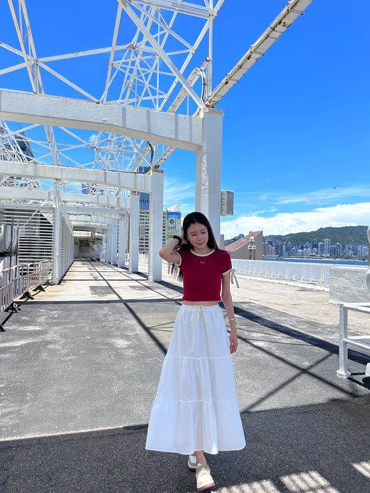 Frenchy Half Maxi Skirt