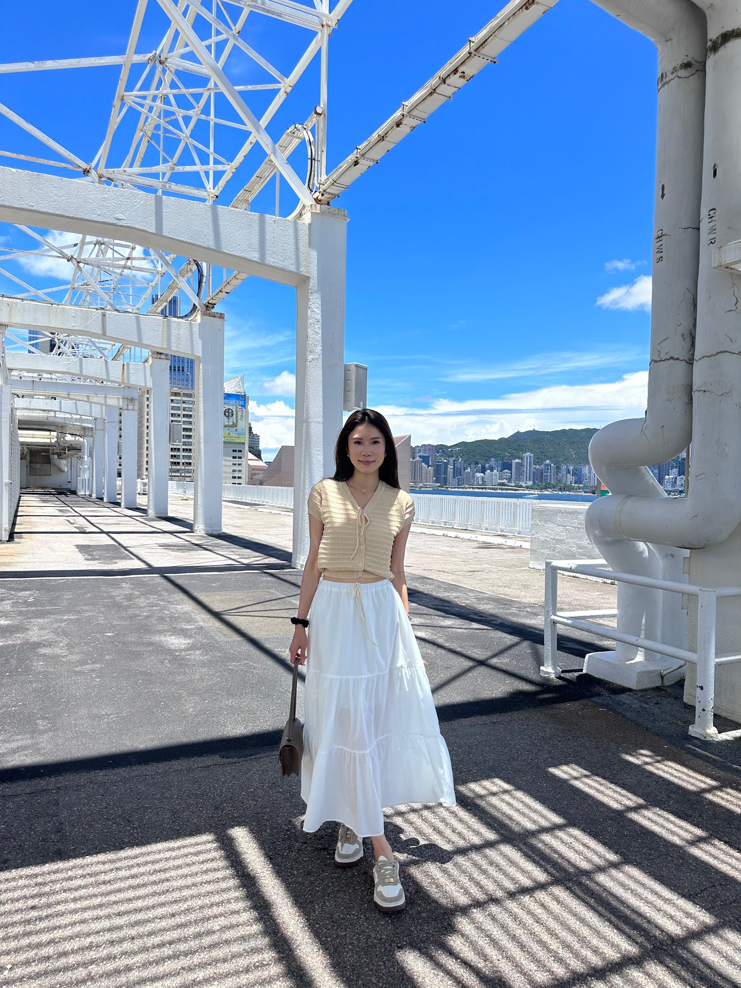 Frenchy Half Maxi Skirt