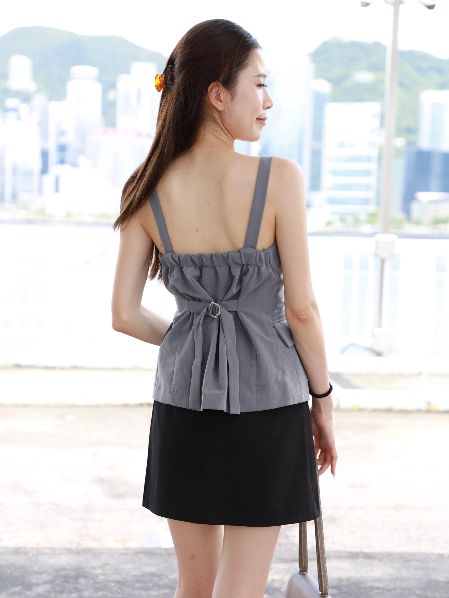 Blazer Like Tank Top