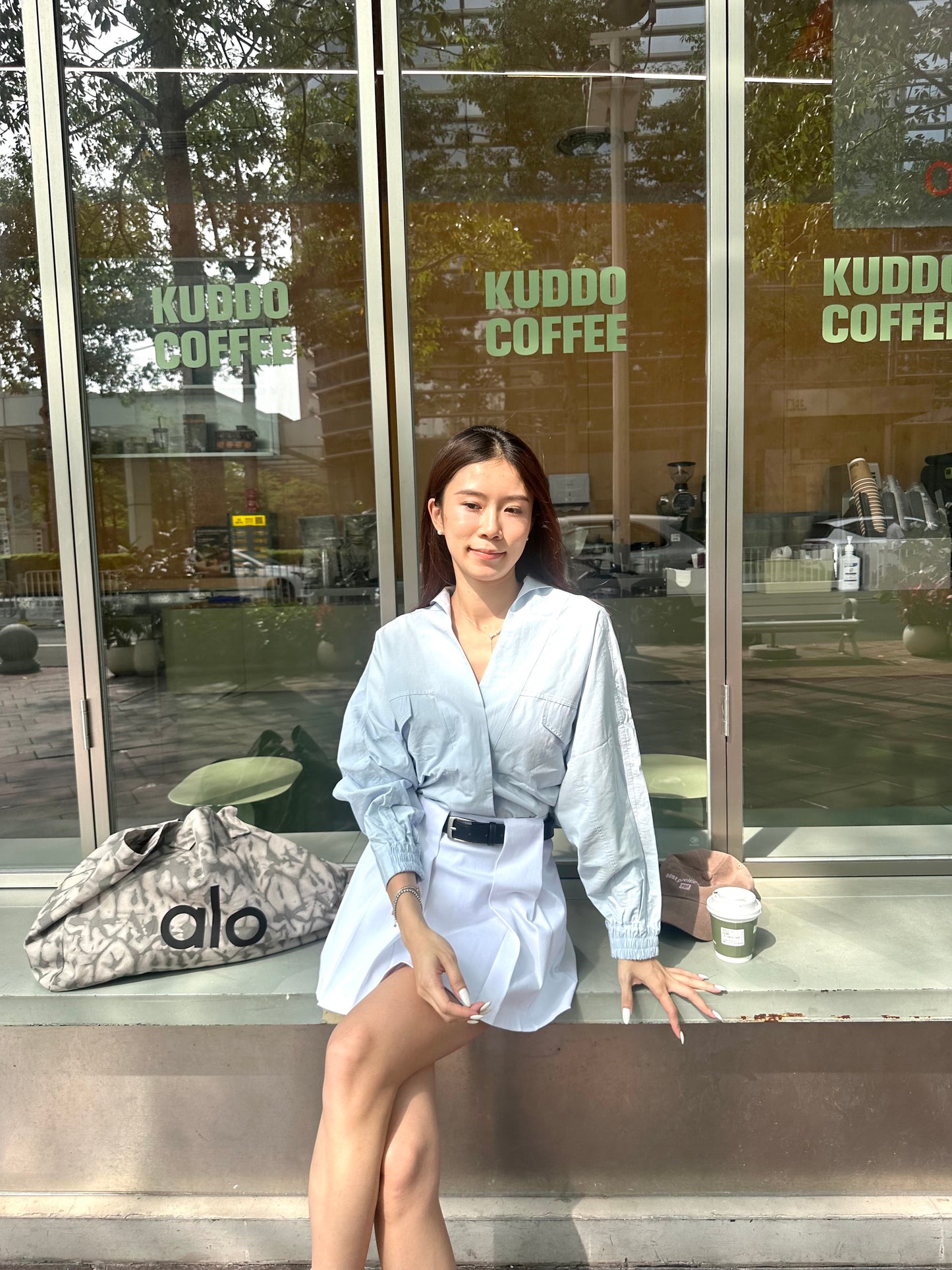 Oversized Big Pockets Shirt Top