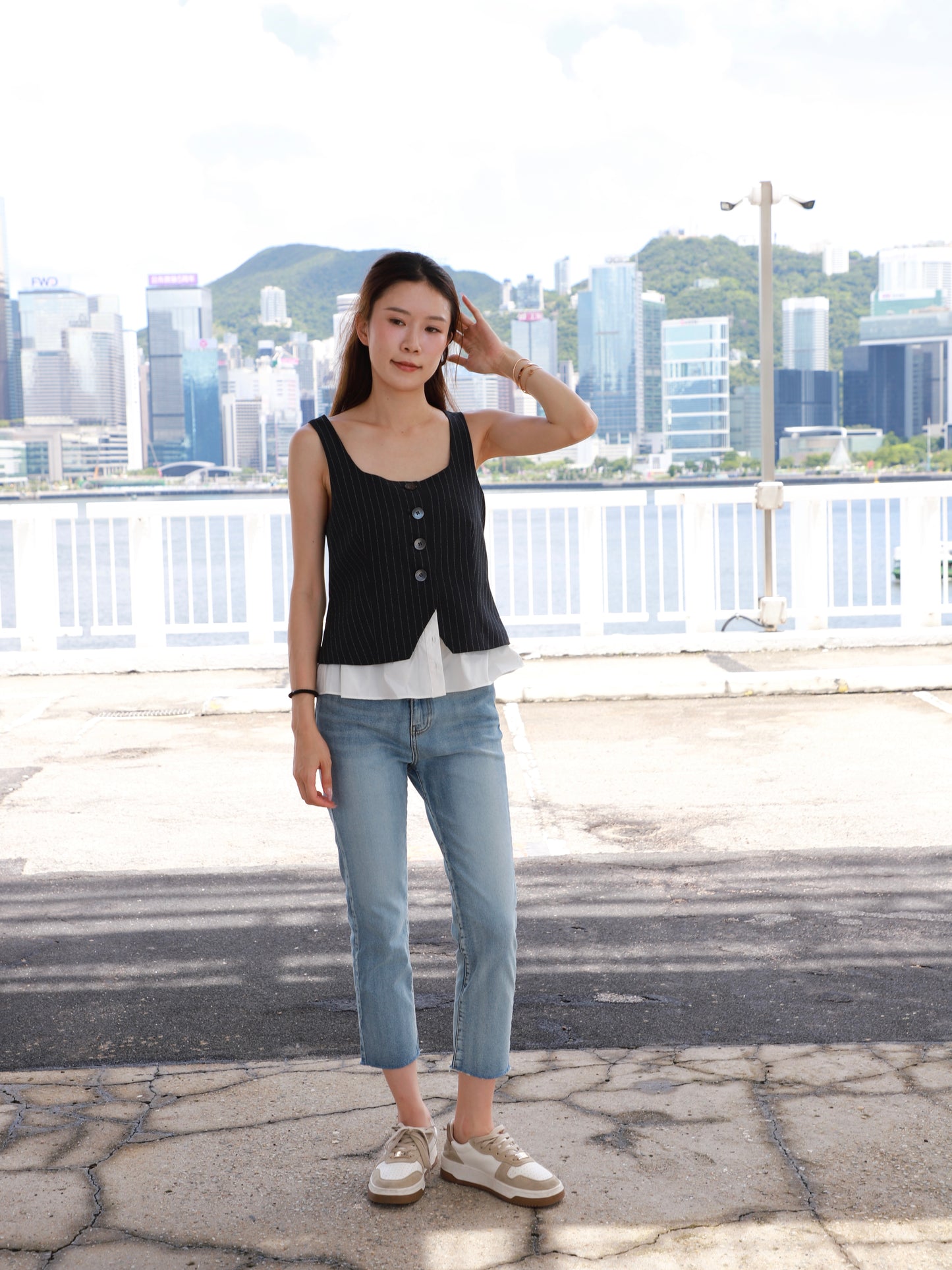 Shirt & Tank Mix Top
