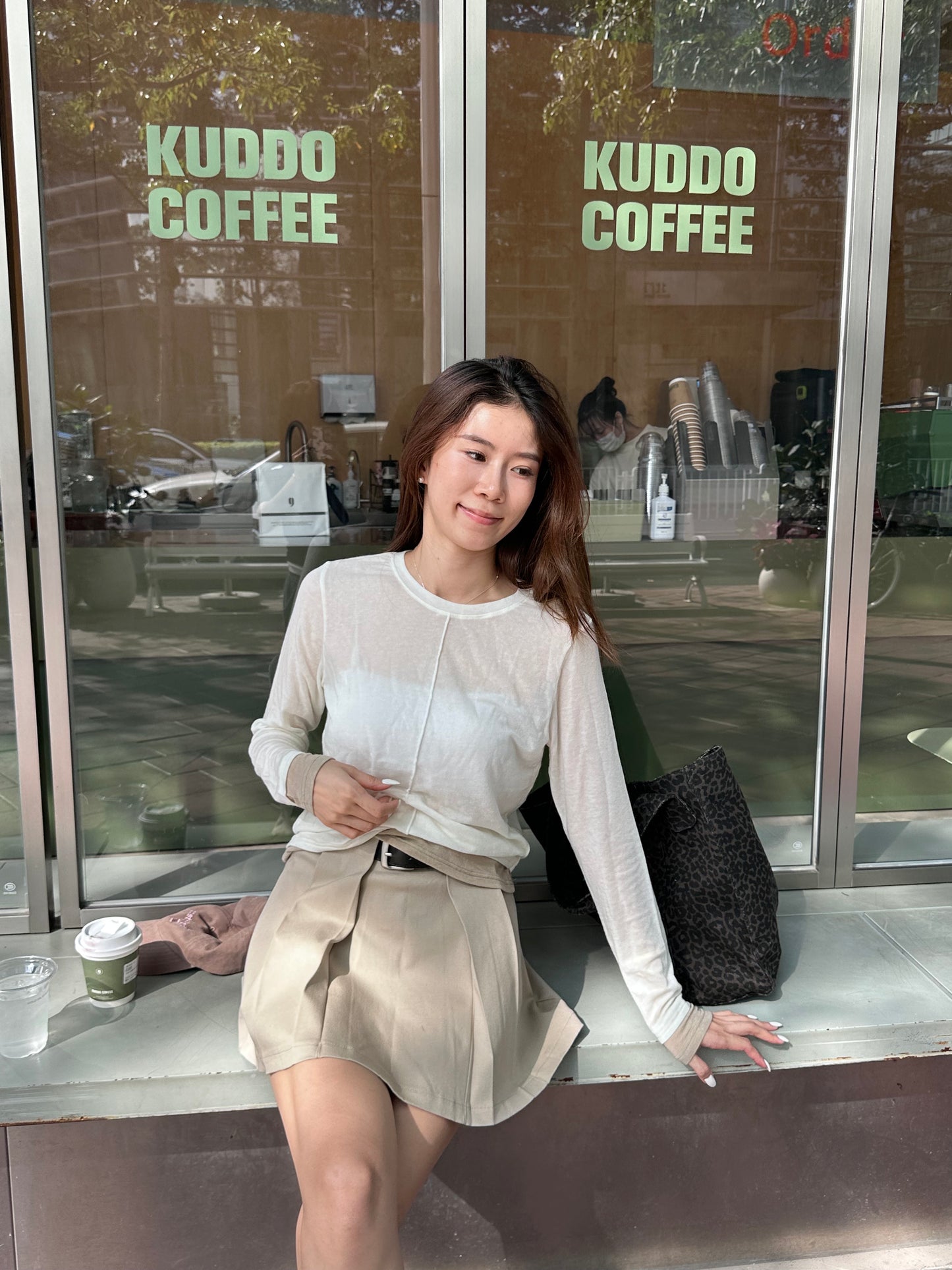 Cotton Mix Long Sleeves Top