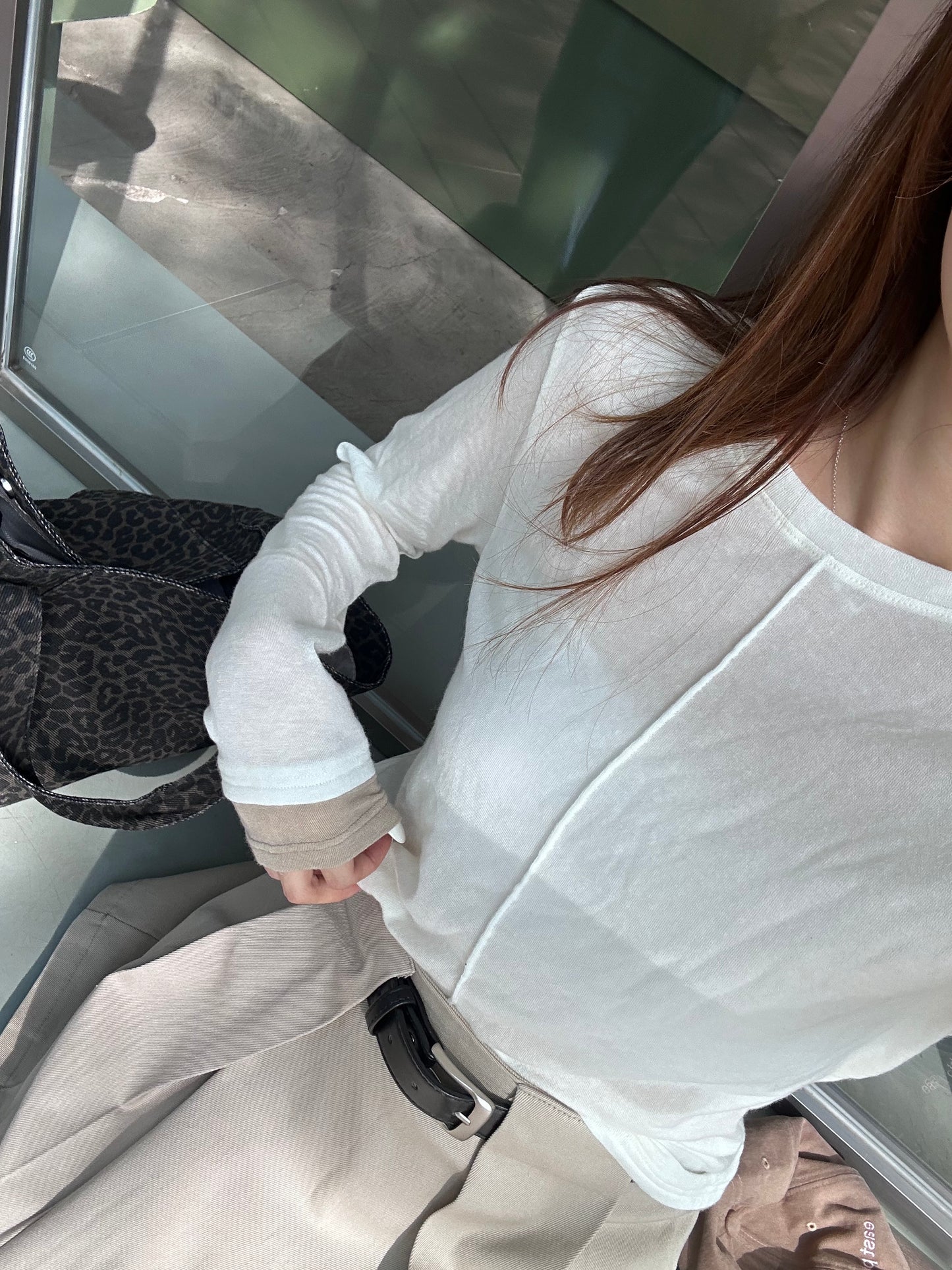 Cotton Mix Long Sleeves Top