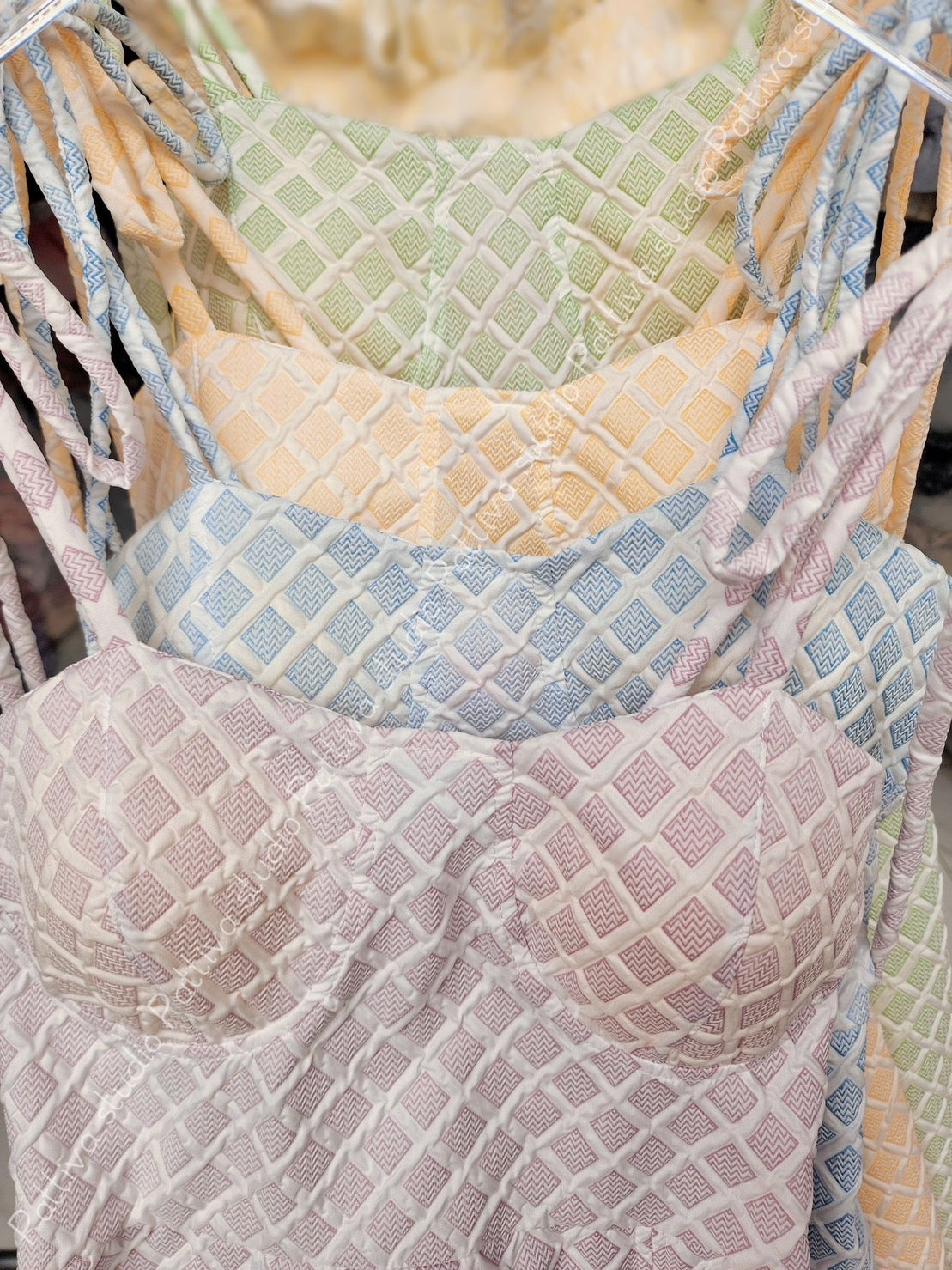 THAI Tied Shoulder Mini Dress