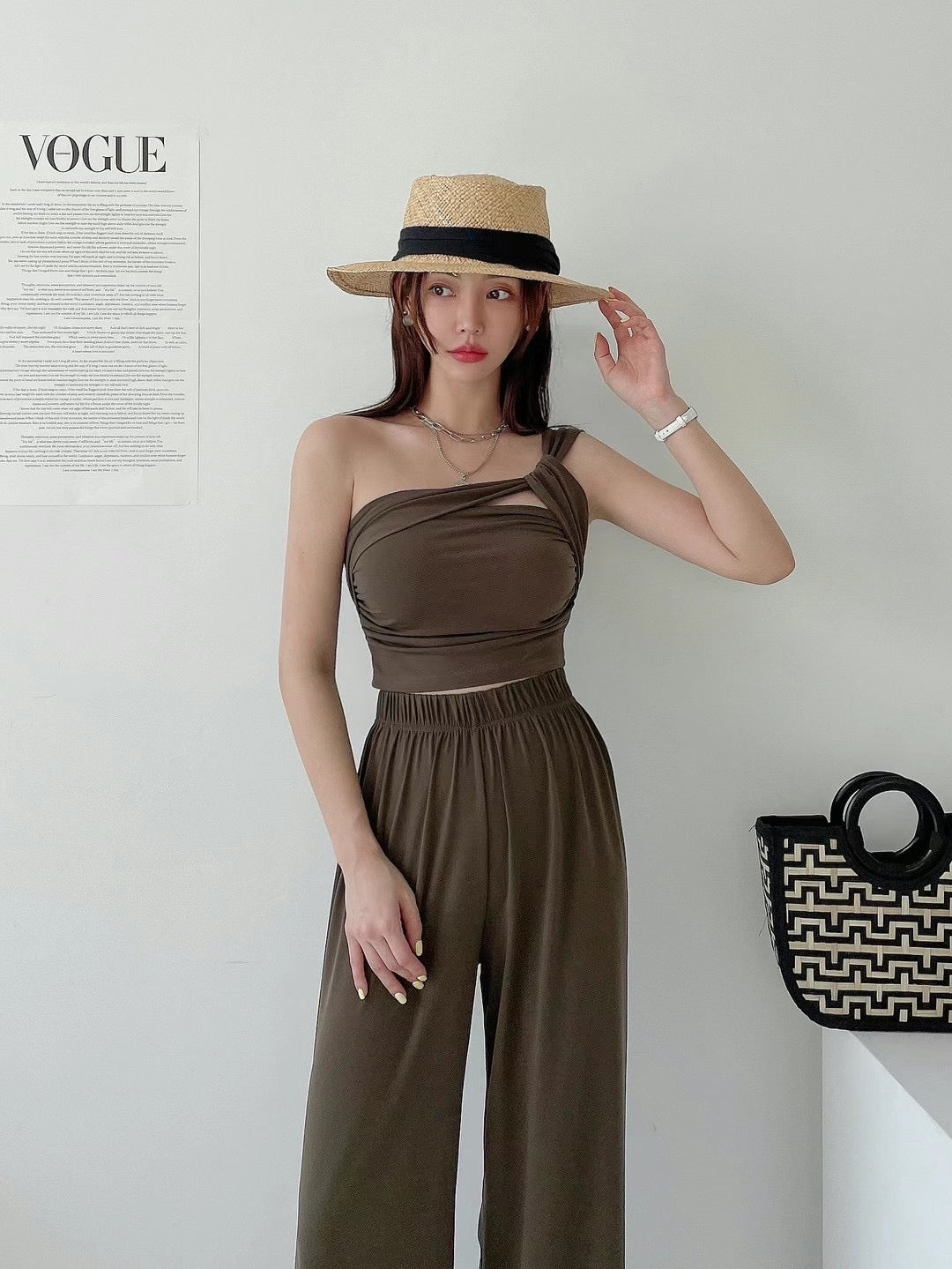 Cross Knot Bra Top with pads