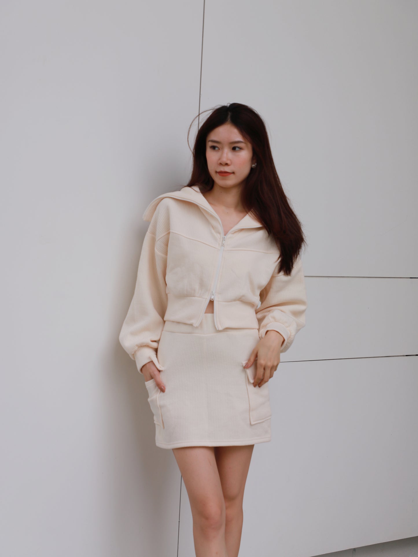 Cargo Jacket & Skirt Set