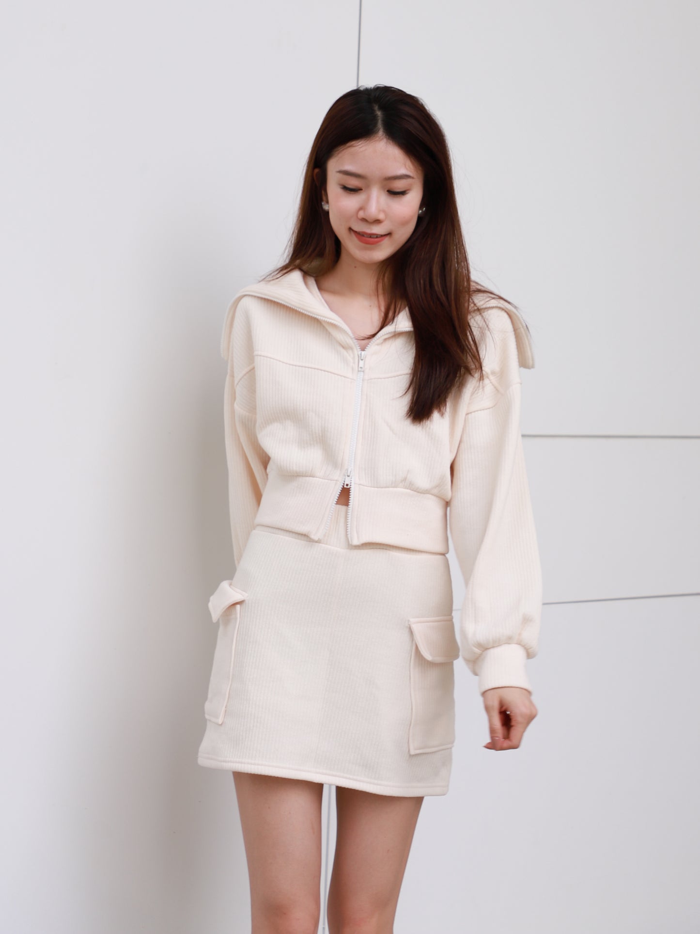 Cargo Jacket & Skirt Set