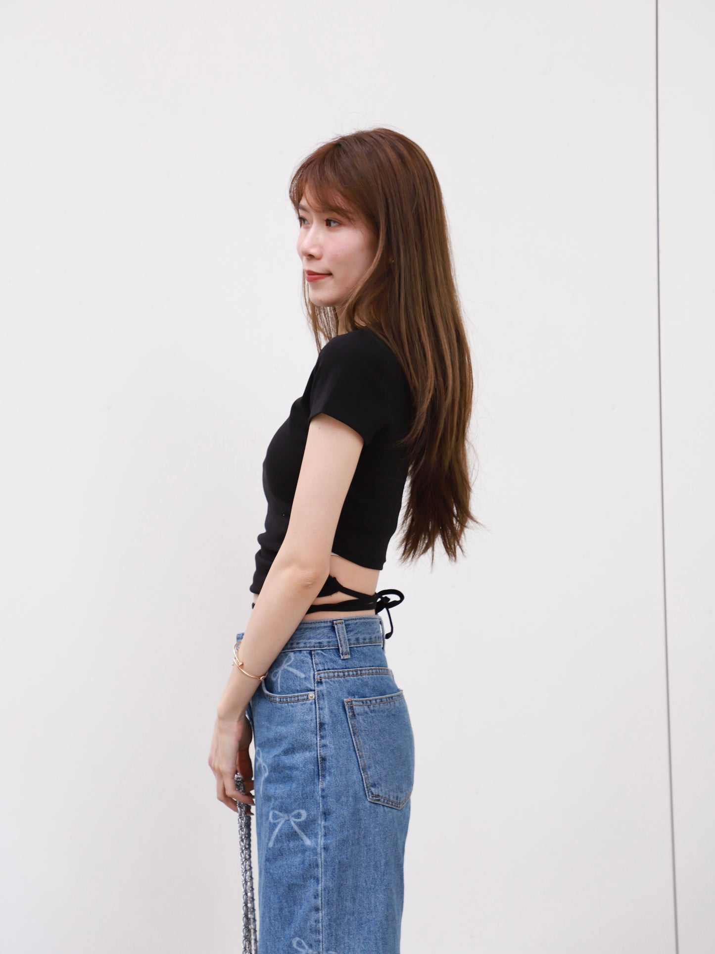 Hole & Tied T Shirt