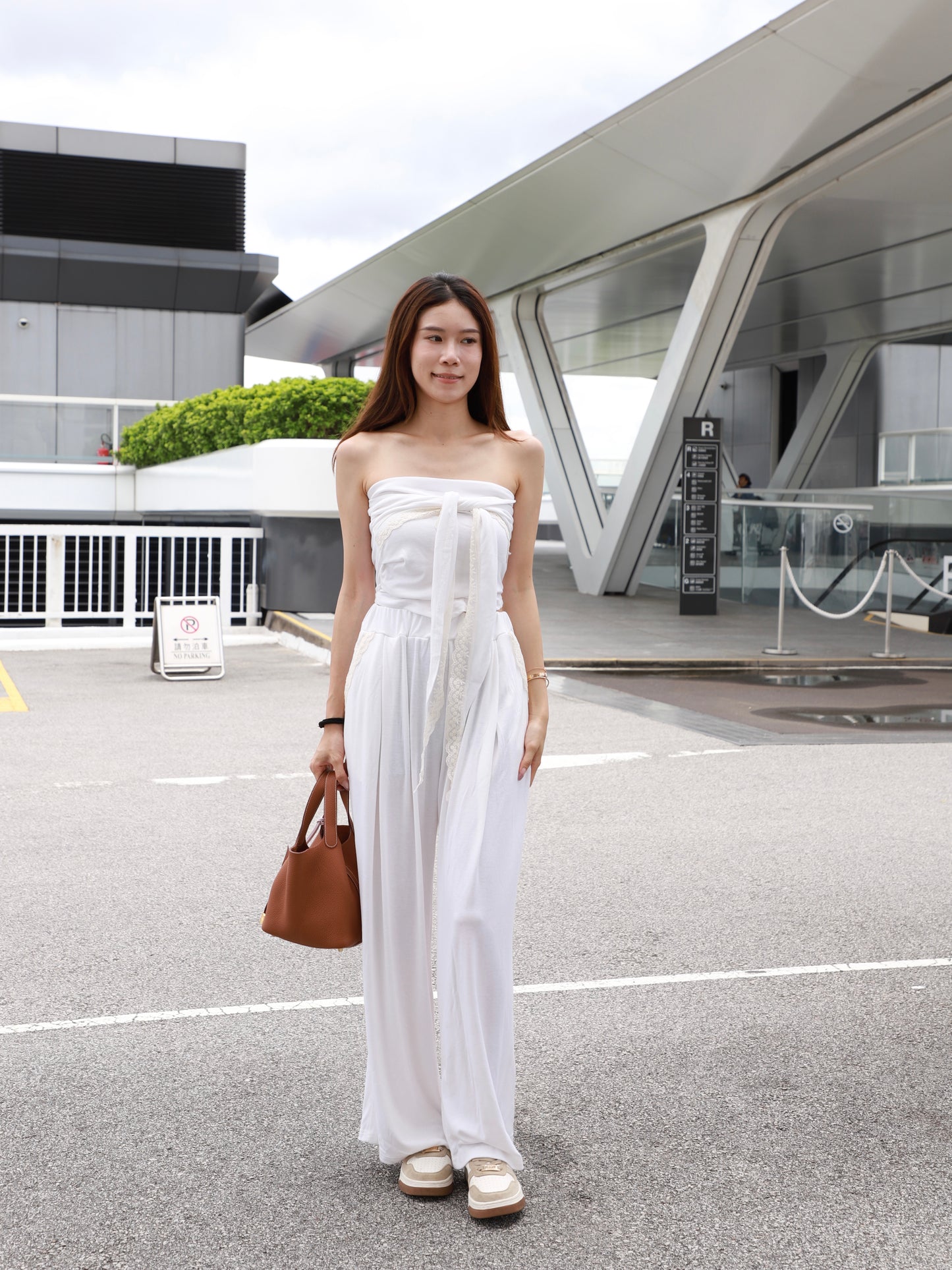 Lace Tube Top & Pants Set