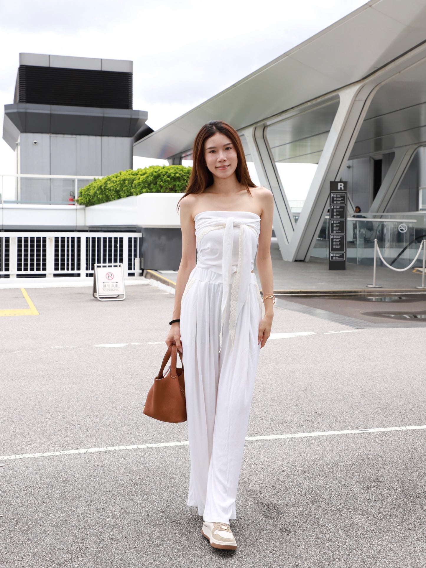 Lace Tube Top & Pants Set