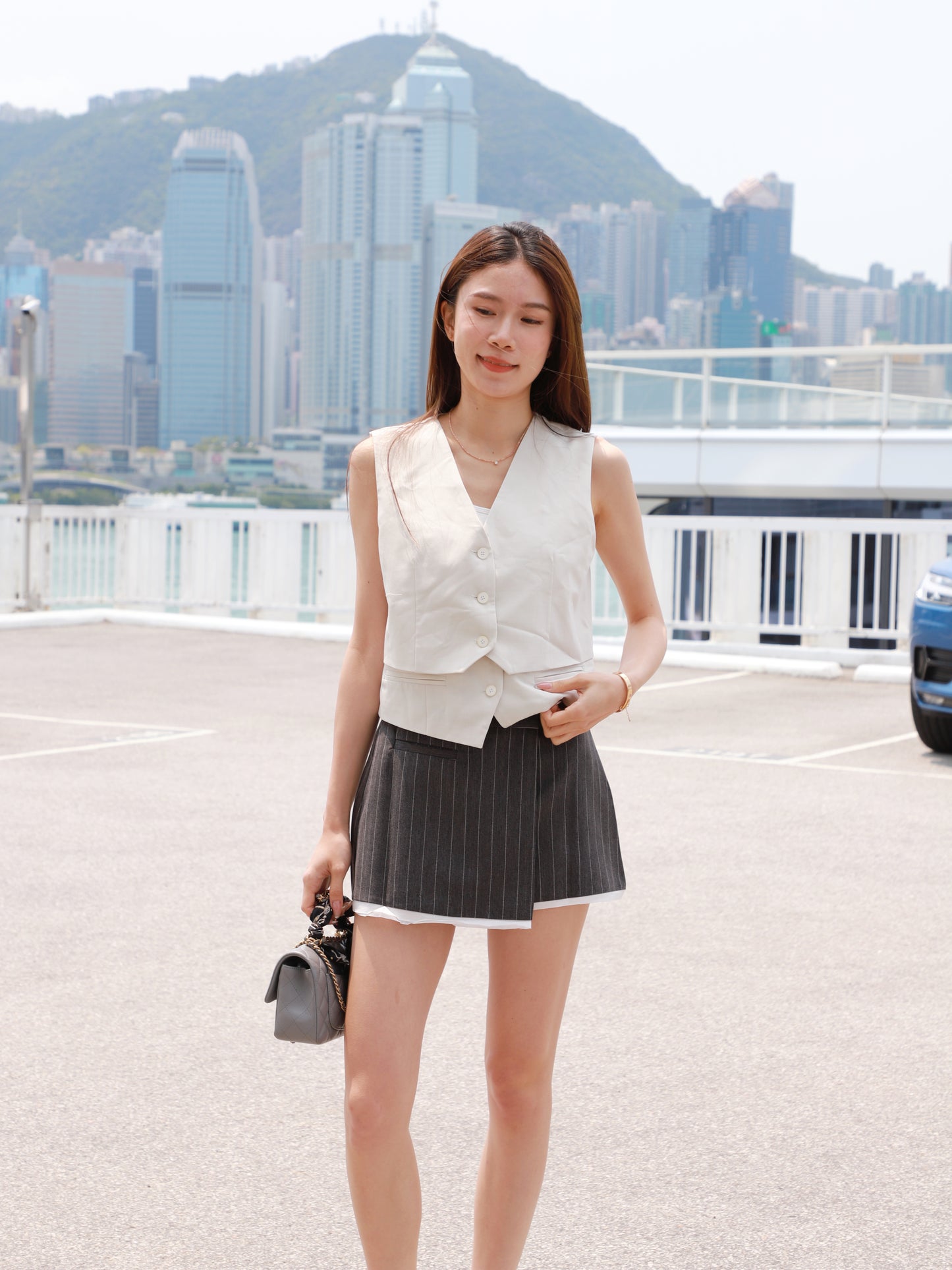 White Layered Skirt