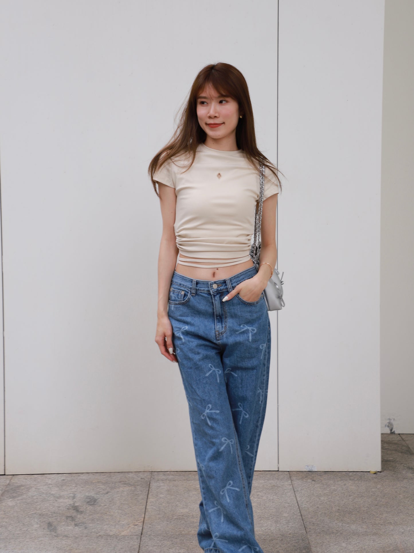 Hole & Tied T Shirt