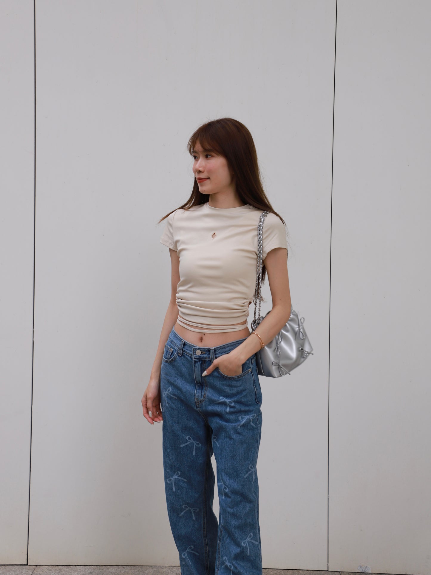 Hole & Tied T Shirt