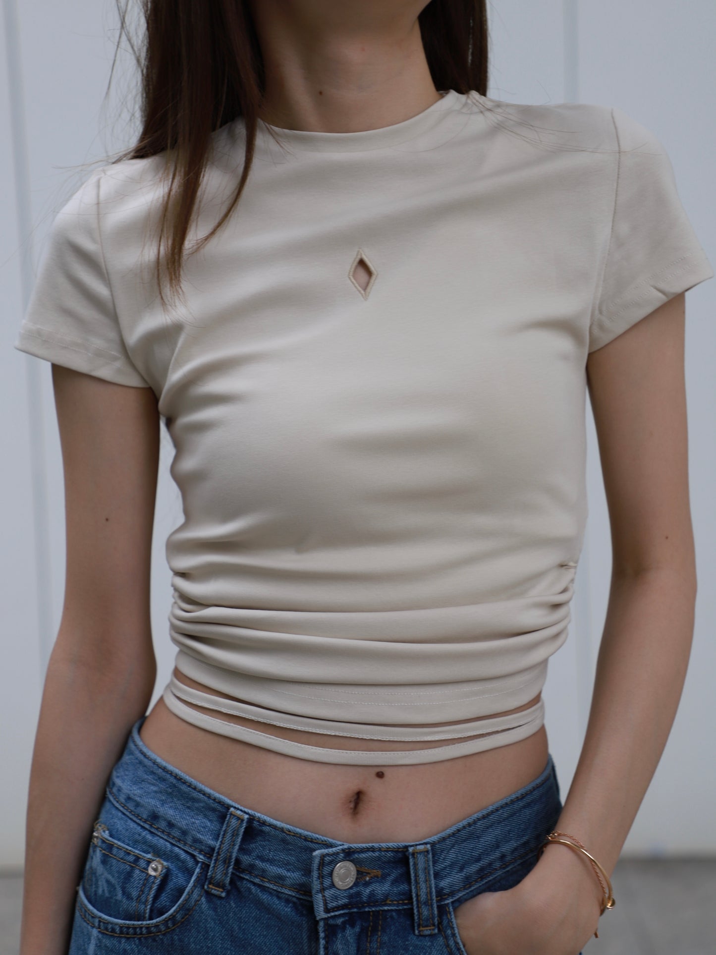 Hole & Tied T Shirt