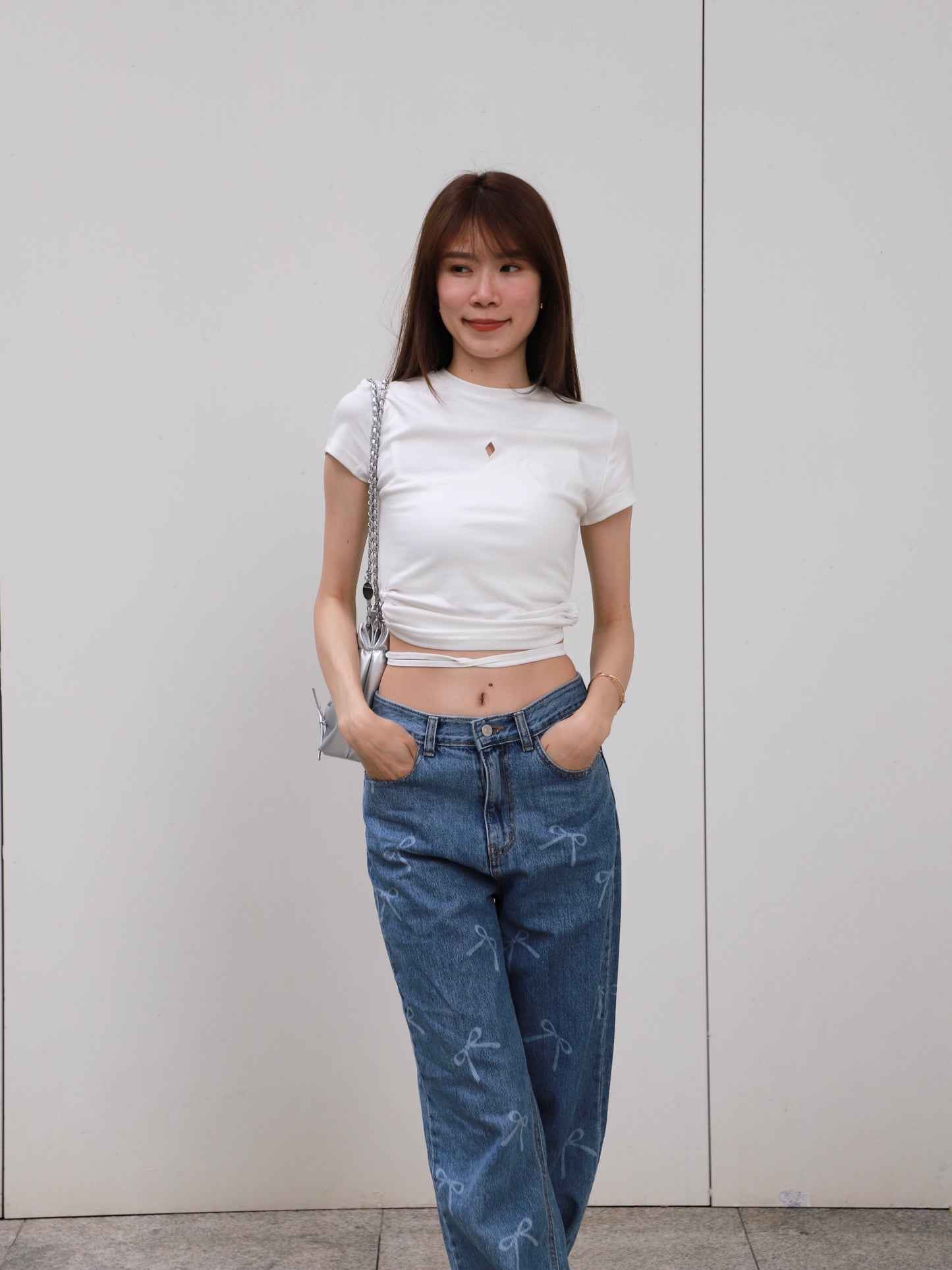 Hole & Tied T Shirt