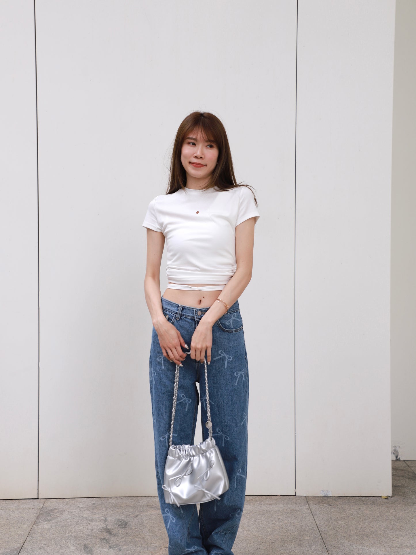 Hole & Tied T Shirt