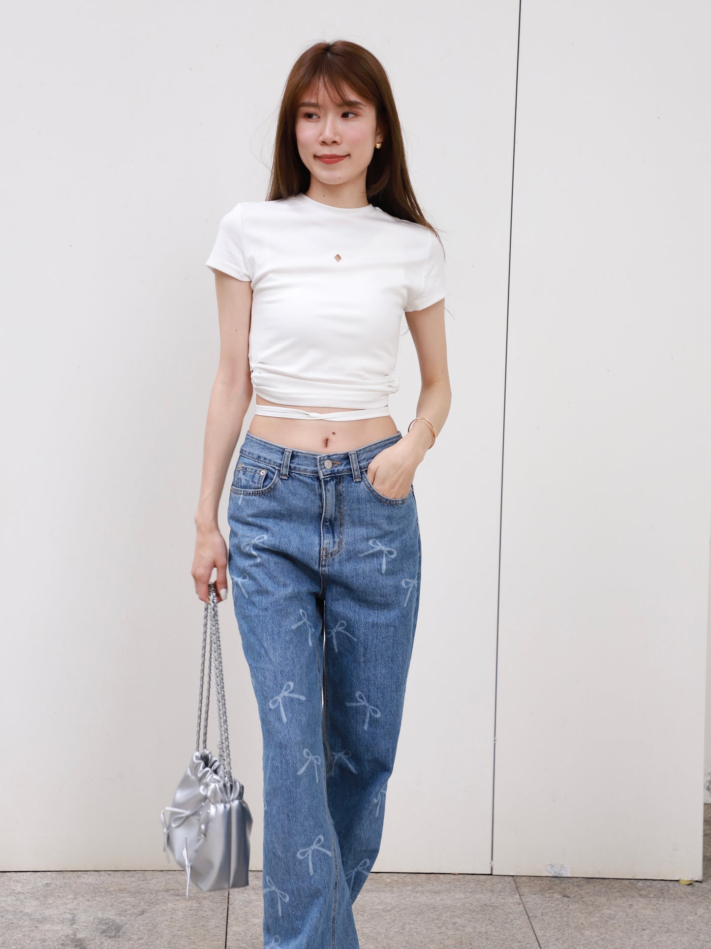 Hole & Tied T Shirt