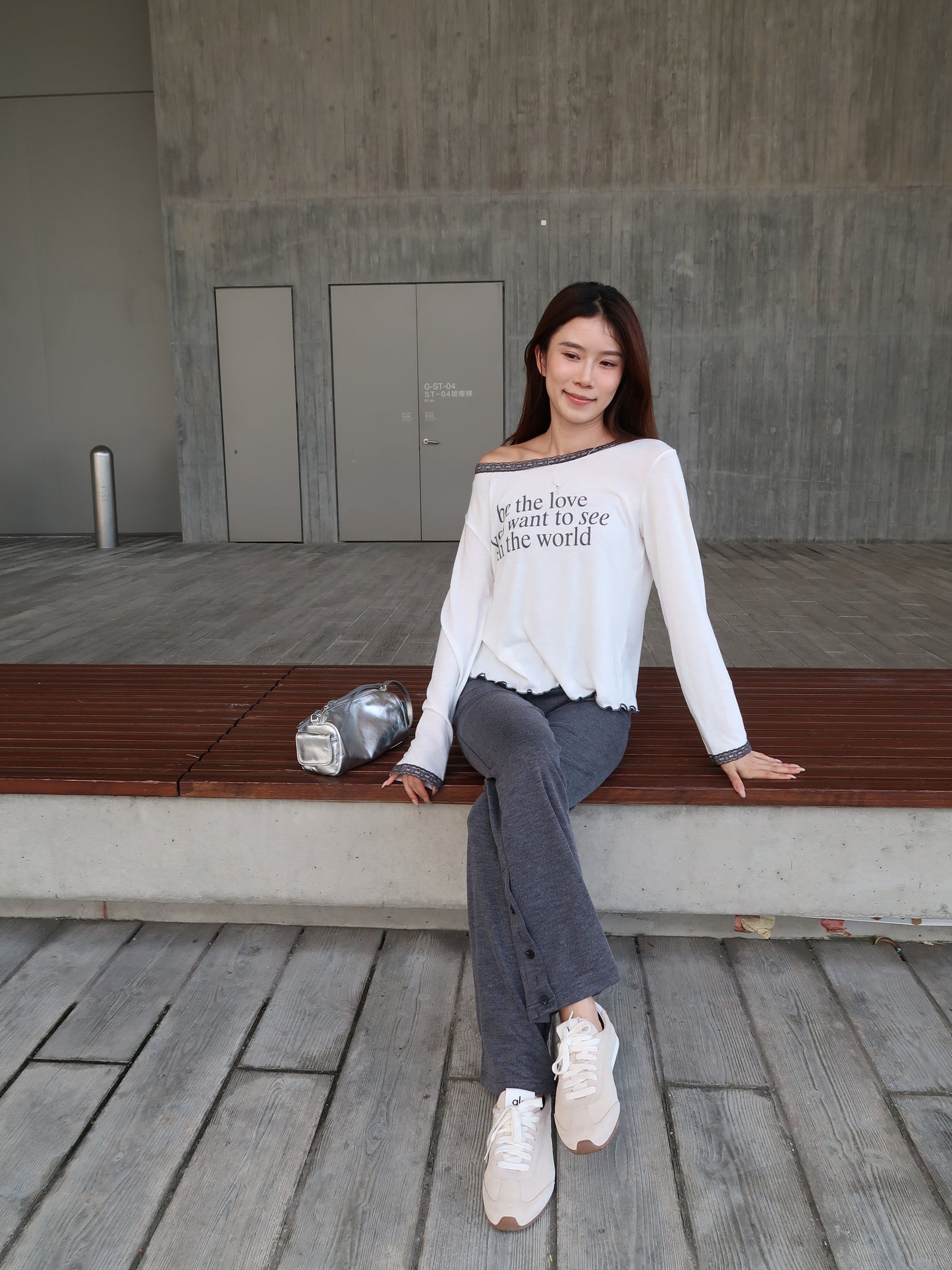 Lace Long Sleeves Top