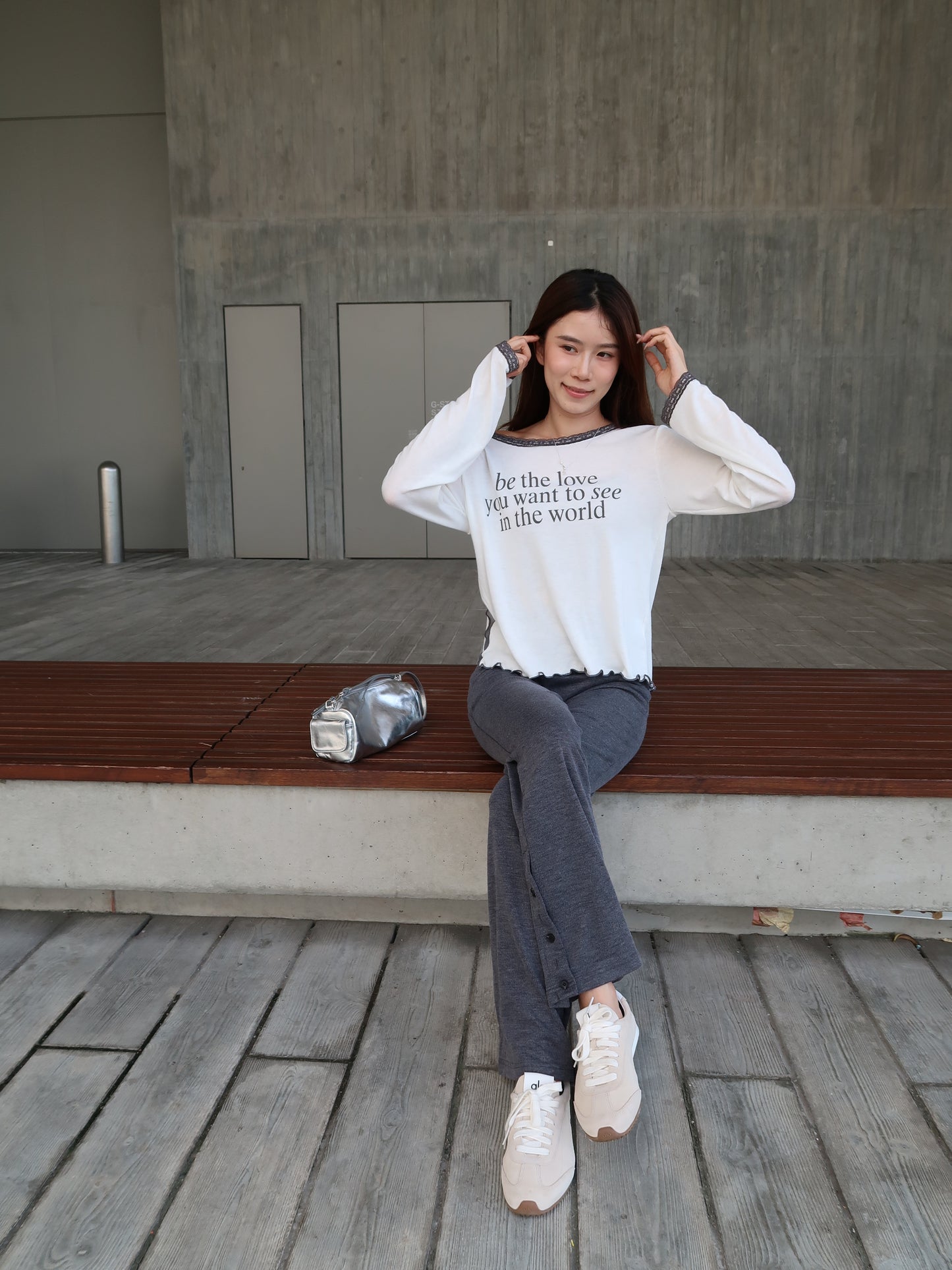 Lace Long Sleeves Top