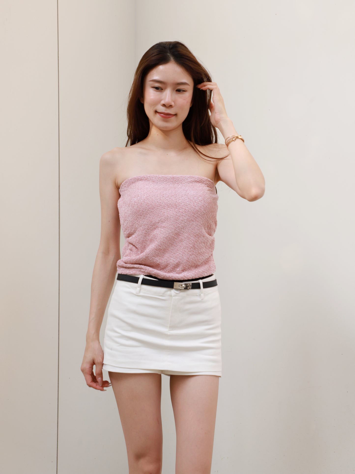 Tweed Tube Top