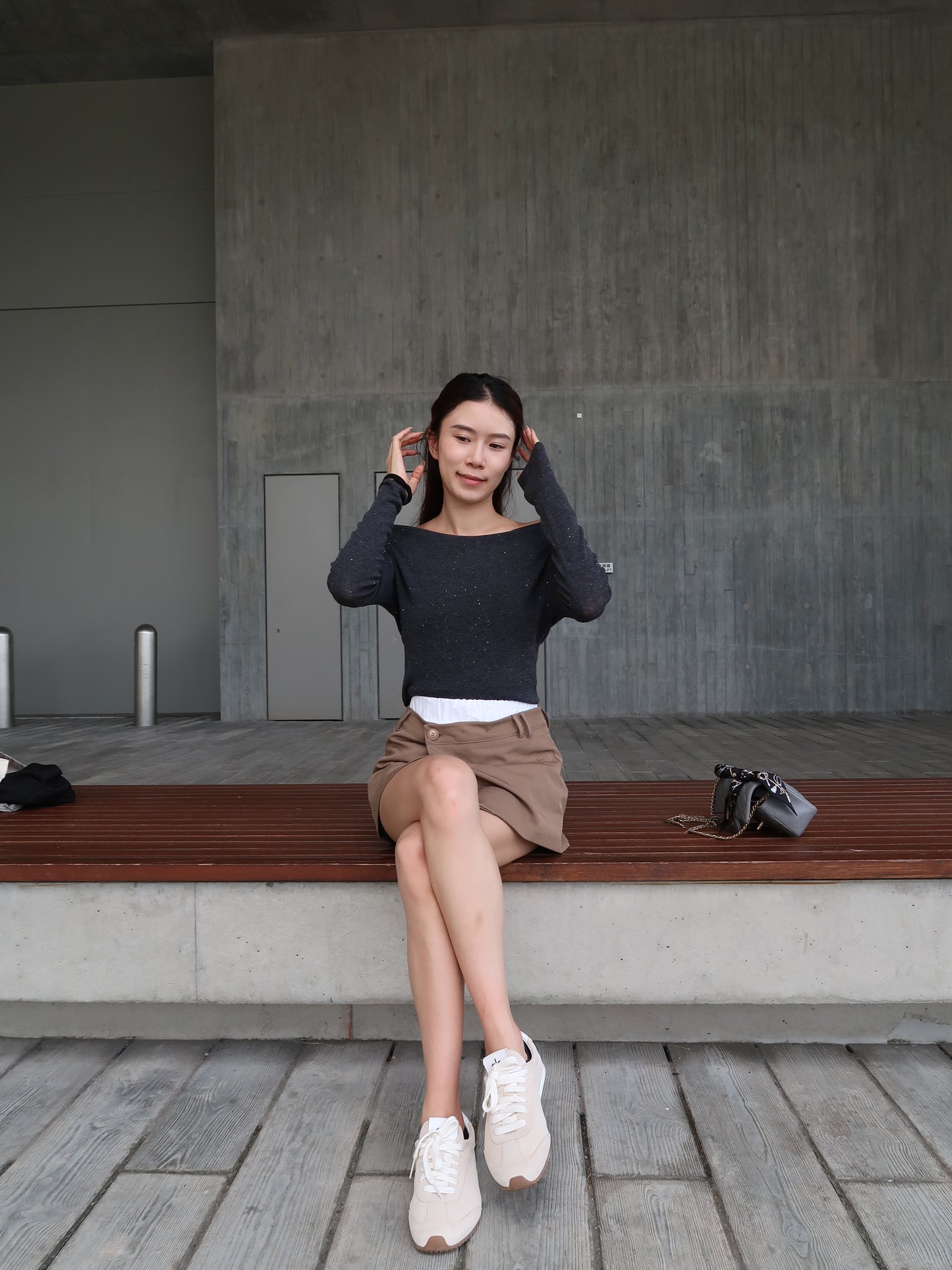 Bling Bling Wool Long Sleeves Top