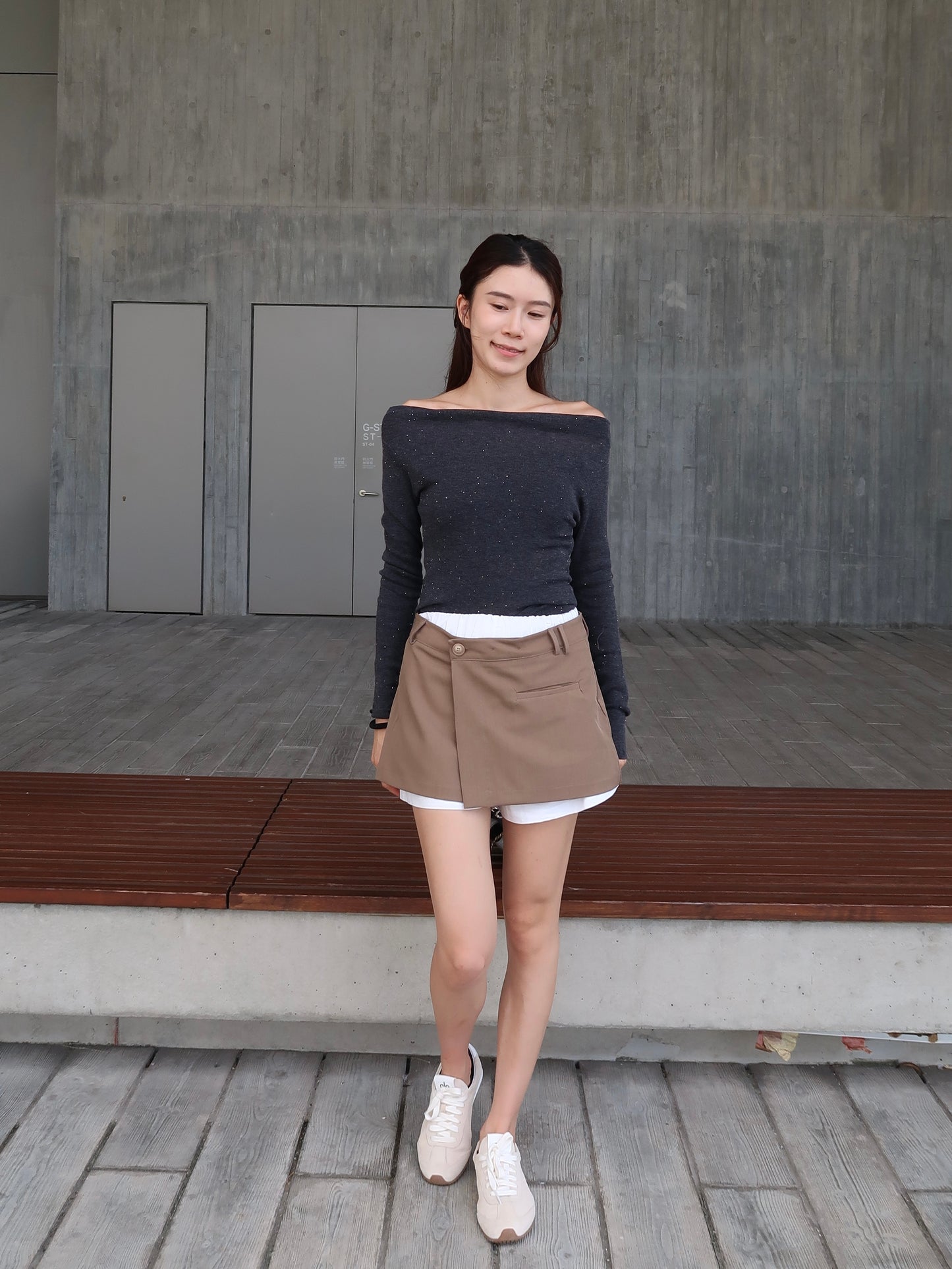 Bling Bling Wool Long Sleeves Top