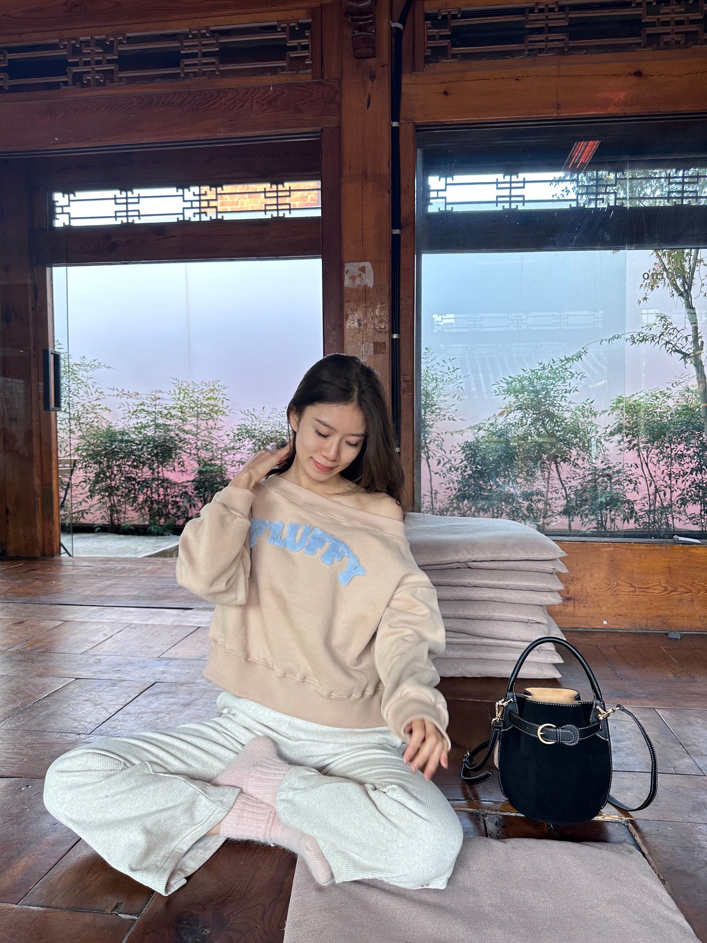 Fluffy Long Sleeves Sweater