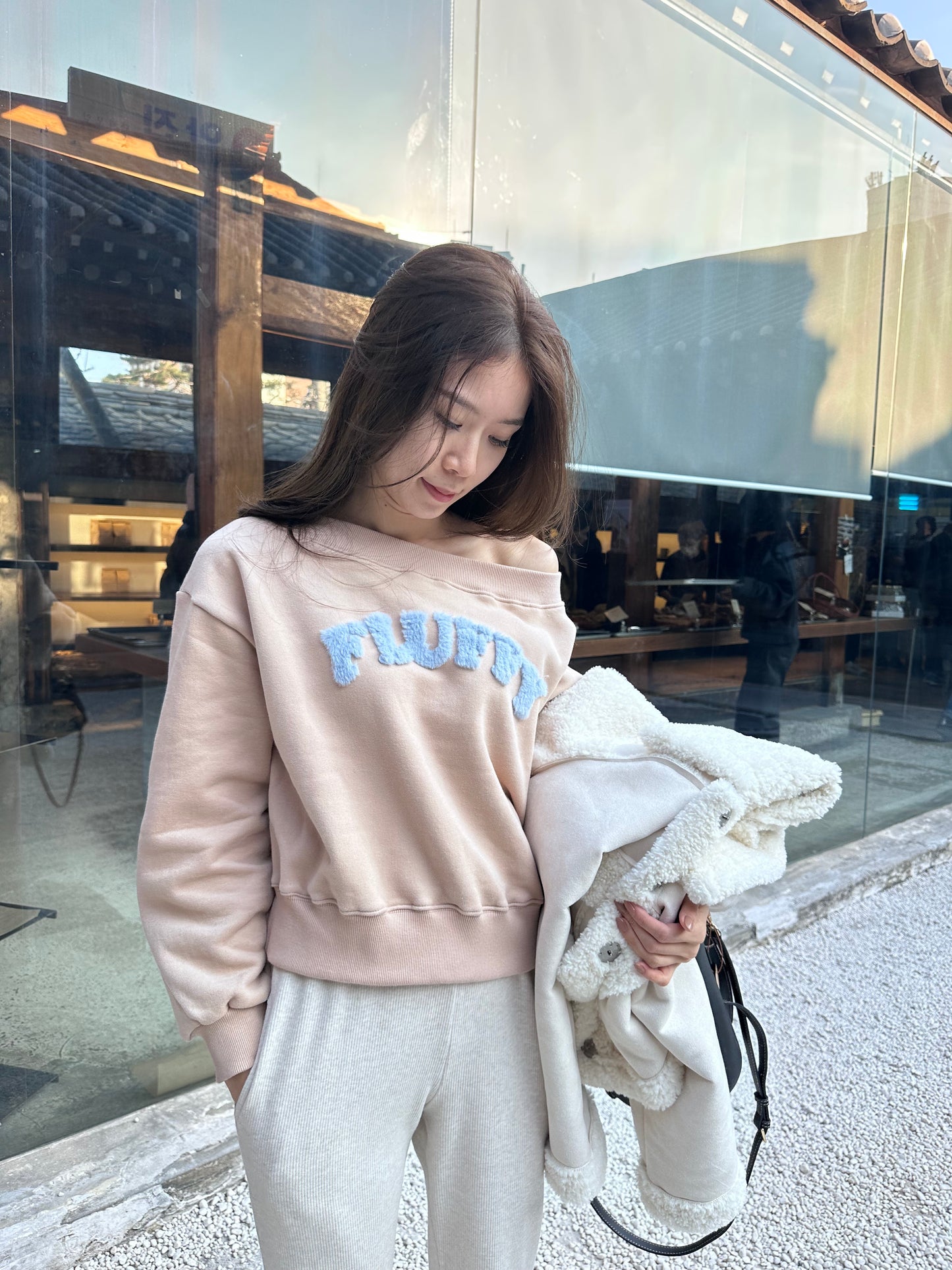 Fluffy Long Sleeves Sweater