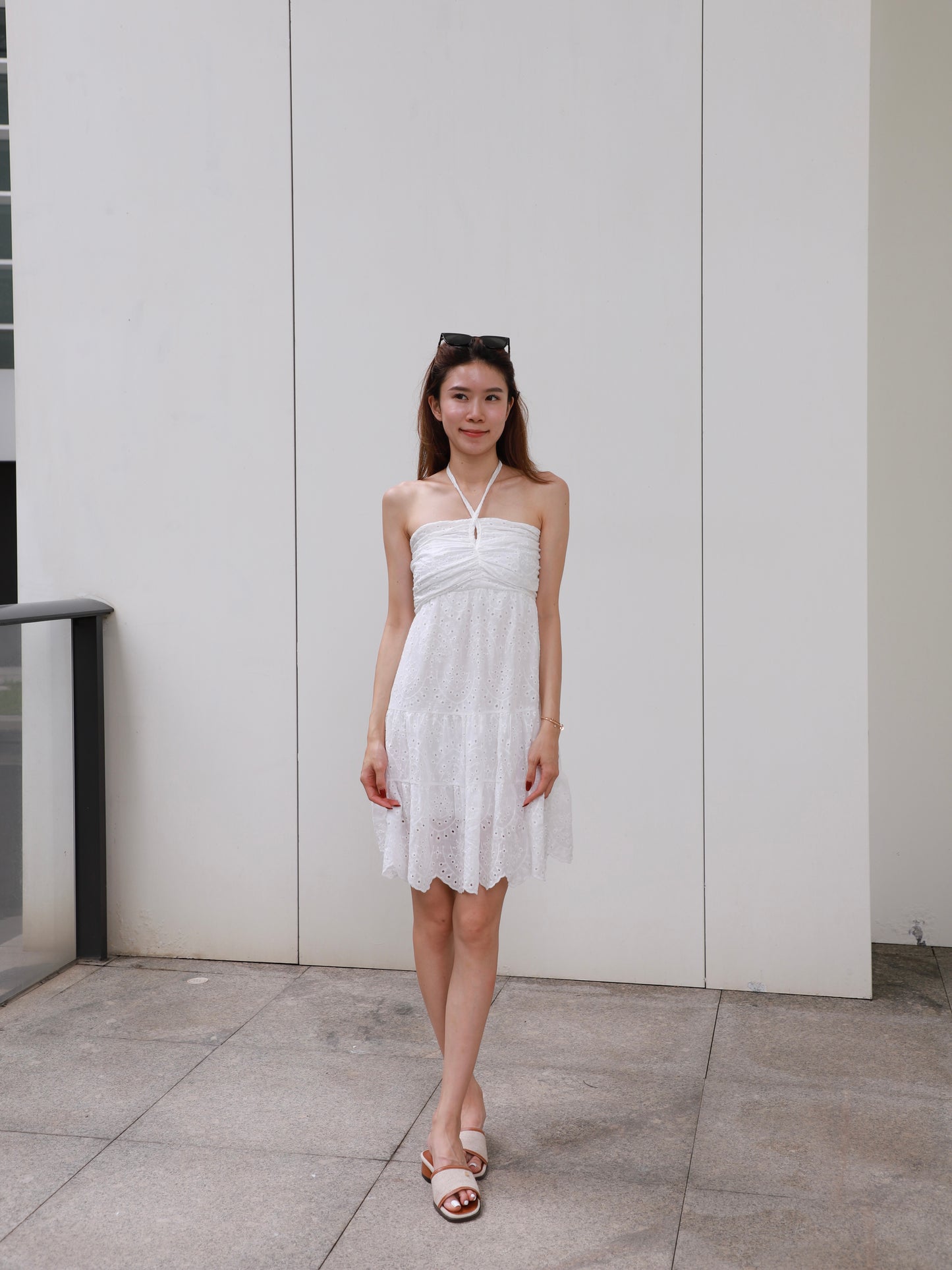 Chamomile Tied Shoulder Maxi Dress