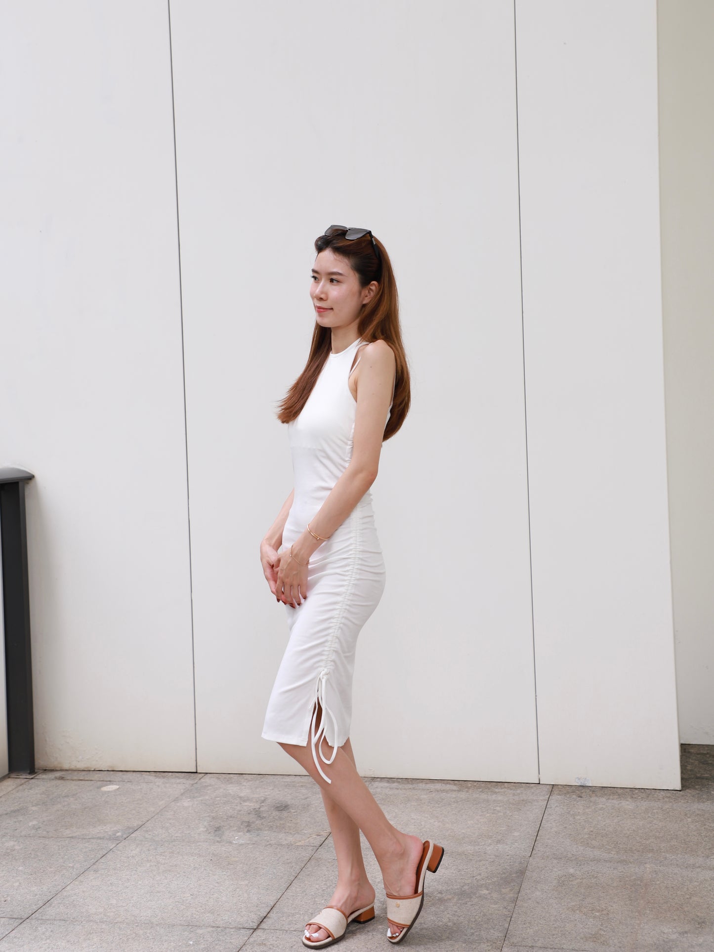 (ashchic made) Tied up Mini Dress with pads