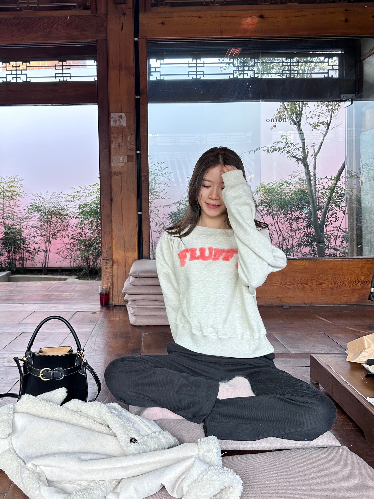 Fluffy Long Sleeves Sweater