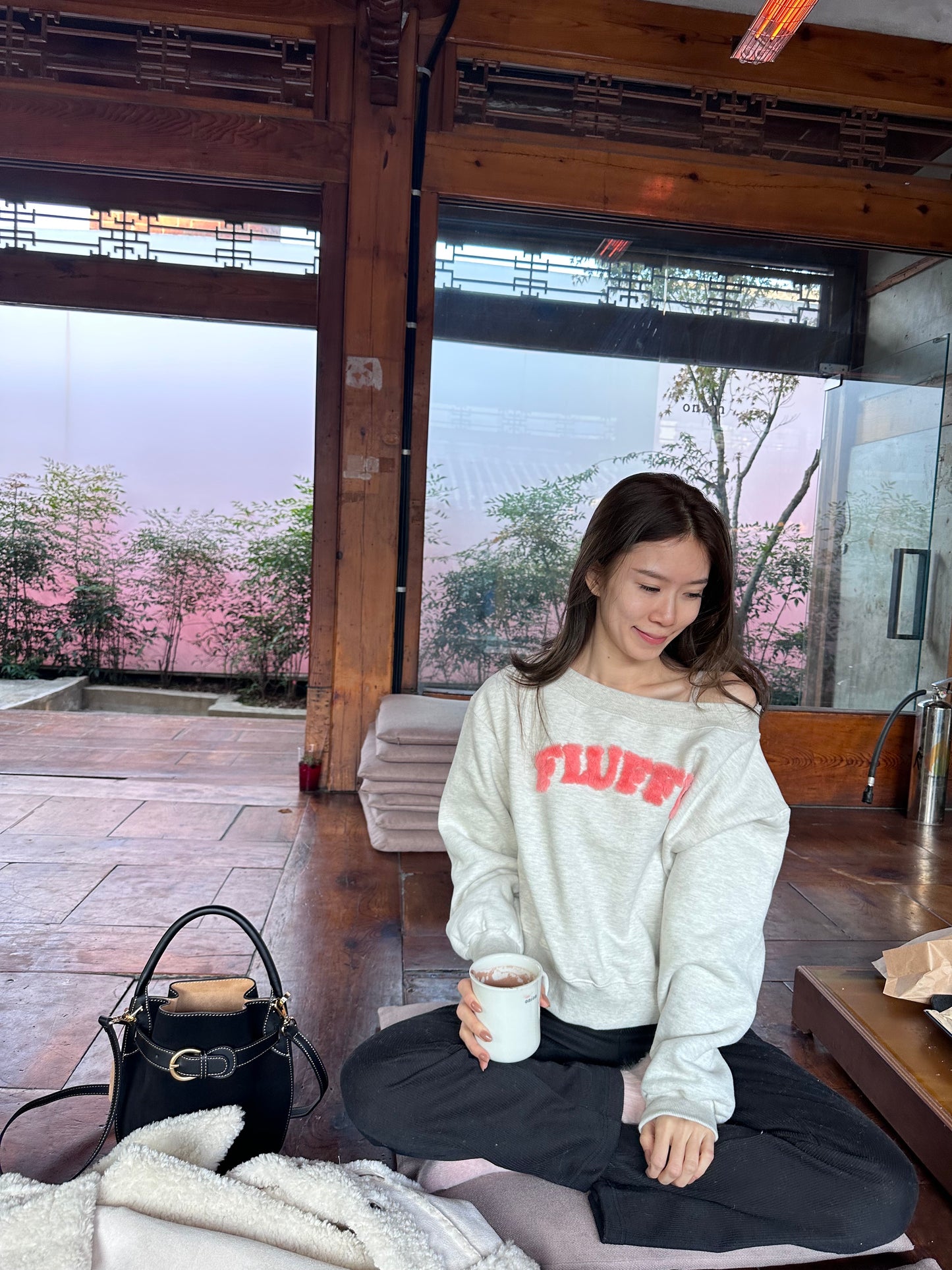 Fluffy Long Sleeves Sweater