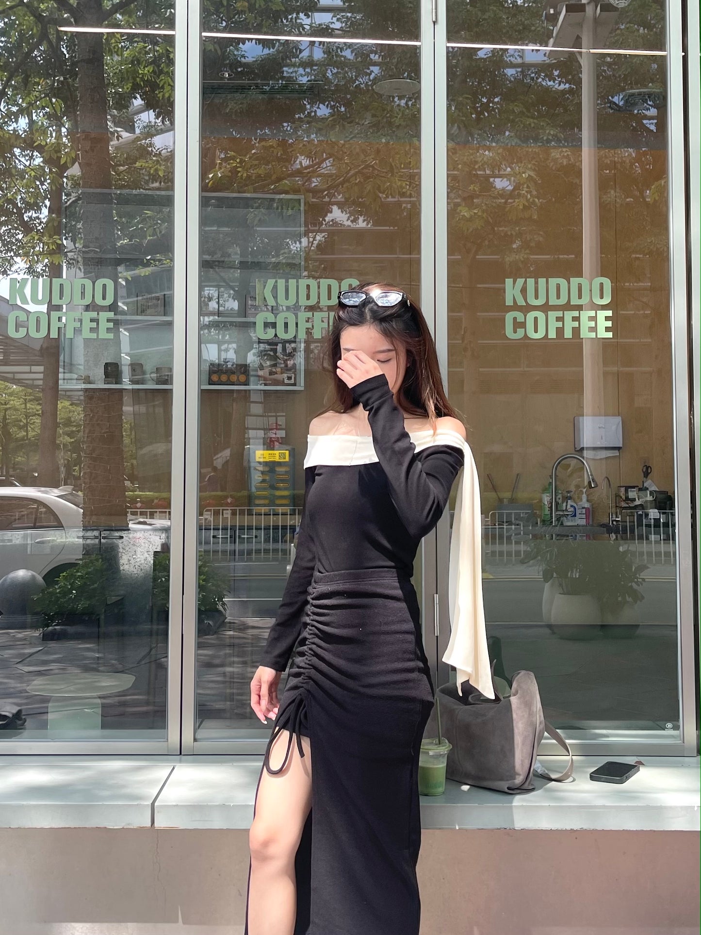Flexible Slit Maxi Skirt