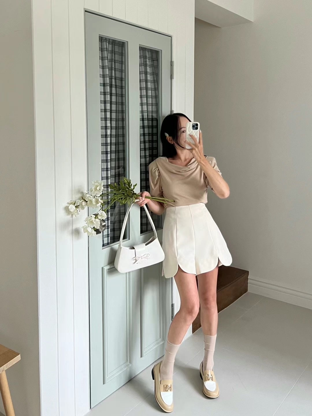 Heart Shape Chiffon Shorts