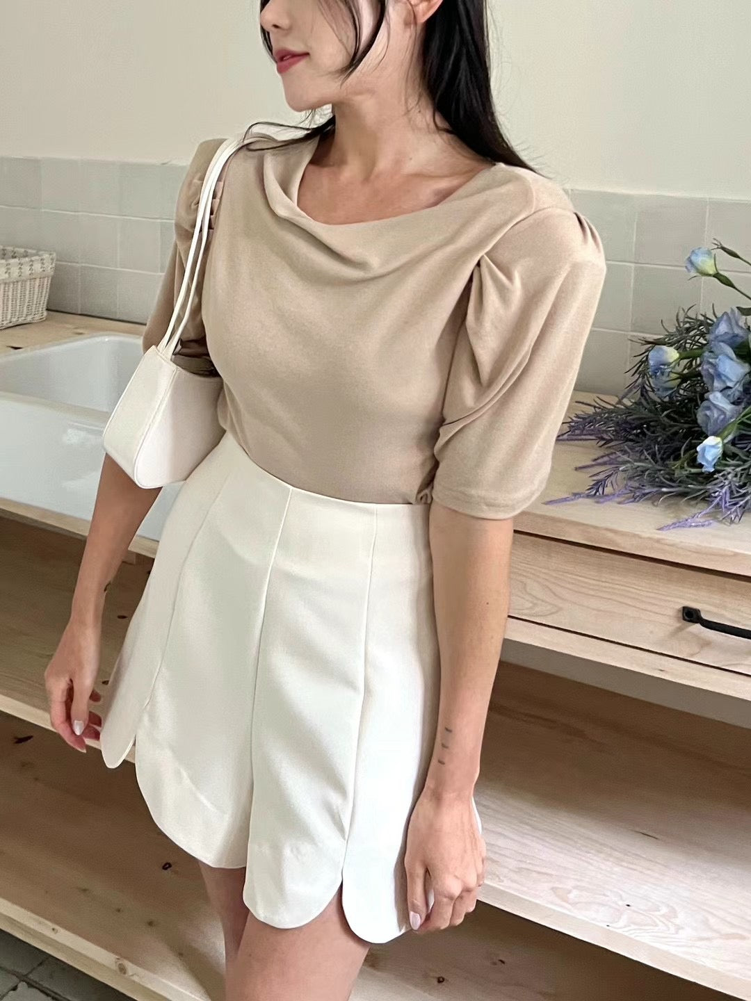 Heart Shape Chiffon Shorts