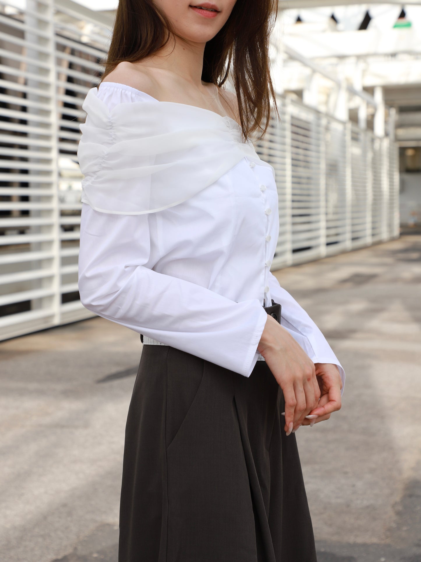 Ruffles Off Shoulder Top