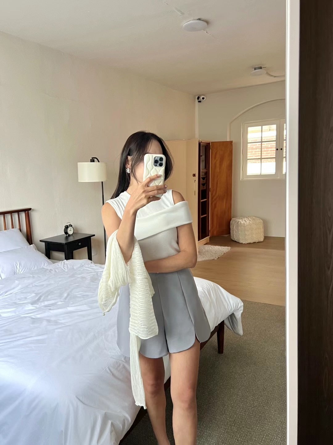 Heart Shape Chiffon Shorts