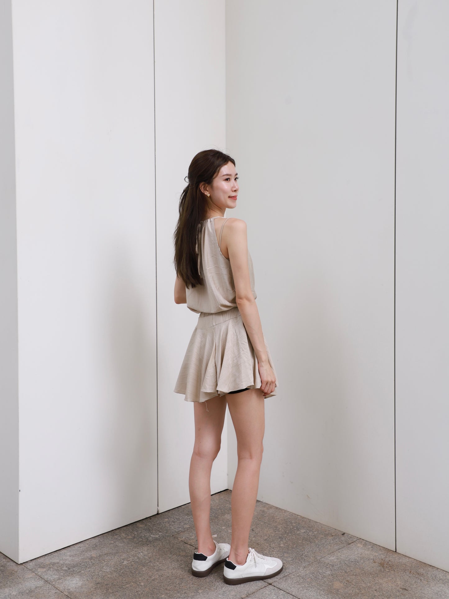 Linen GAGA Tank & Short Set