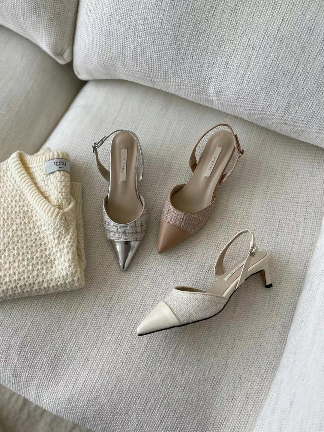 Tweed High Heels