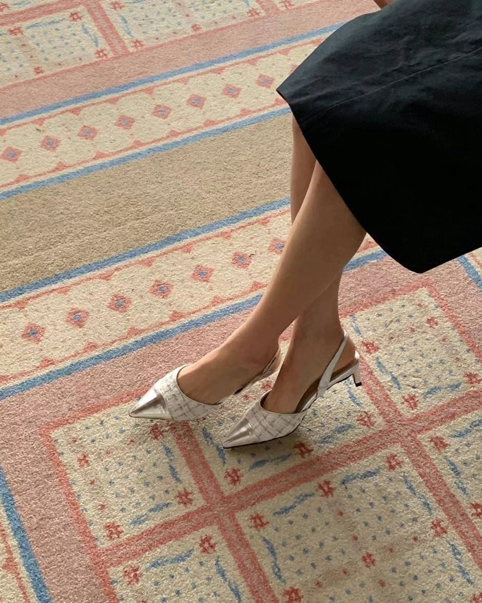 Tweed High Heels