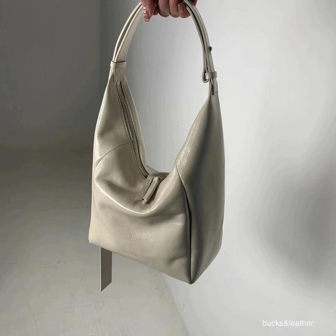 Real Leather Hobo Bag
